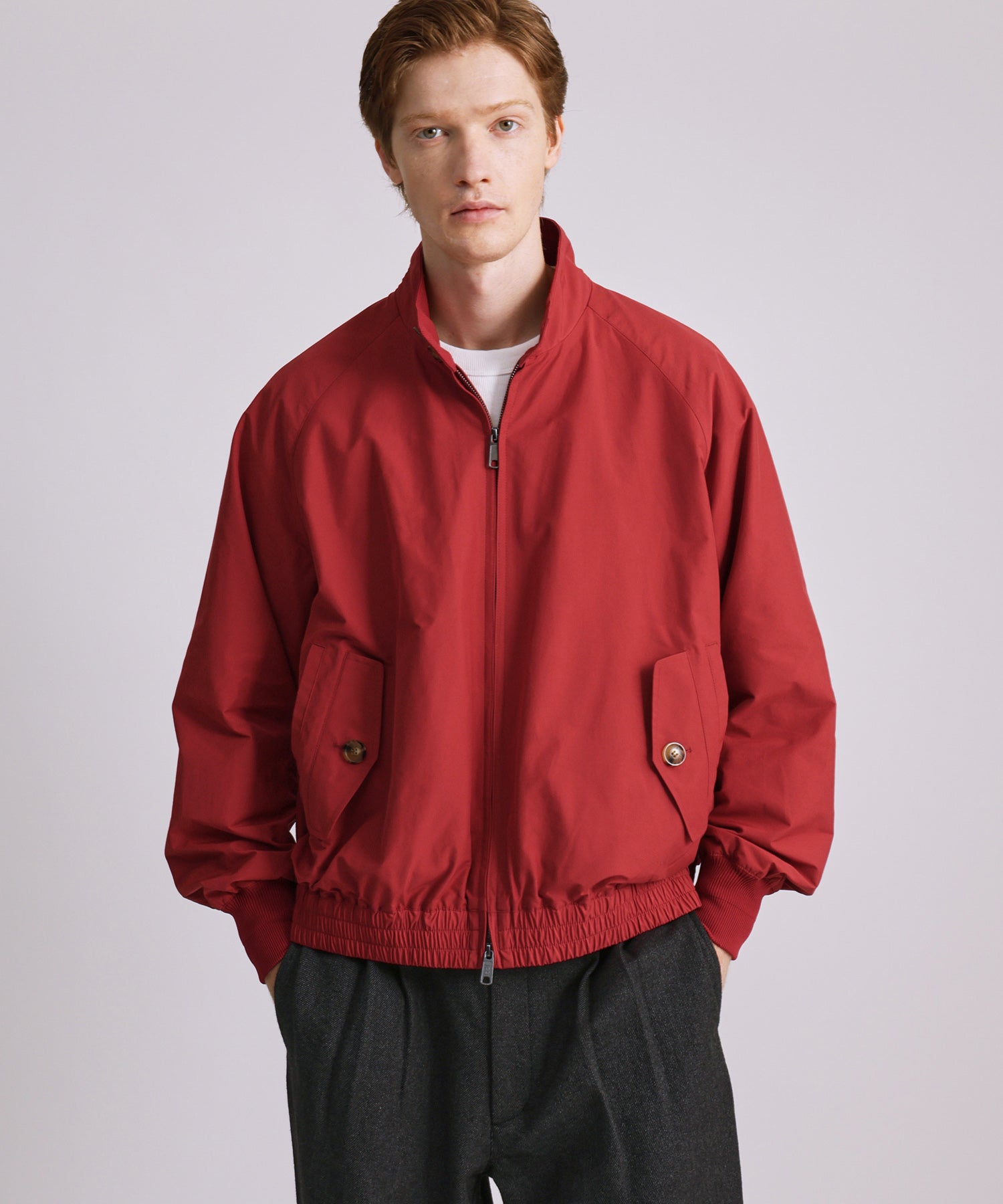 Saturdays NYC Baracuta x Saturdays Harrington Jacket in Red