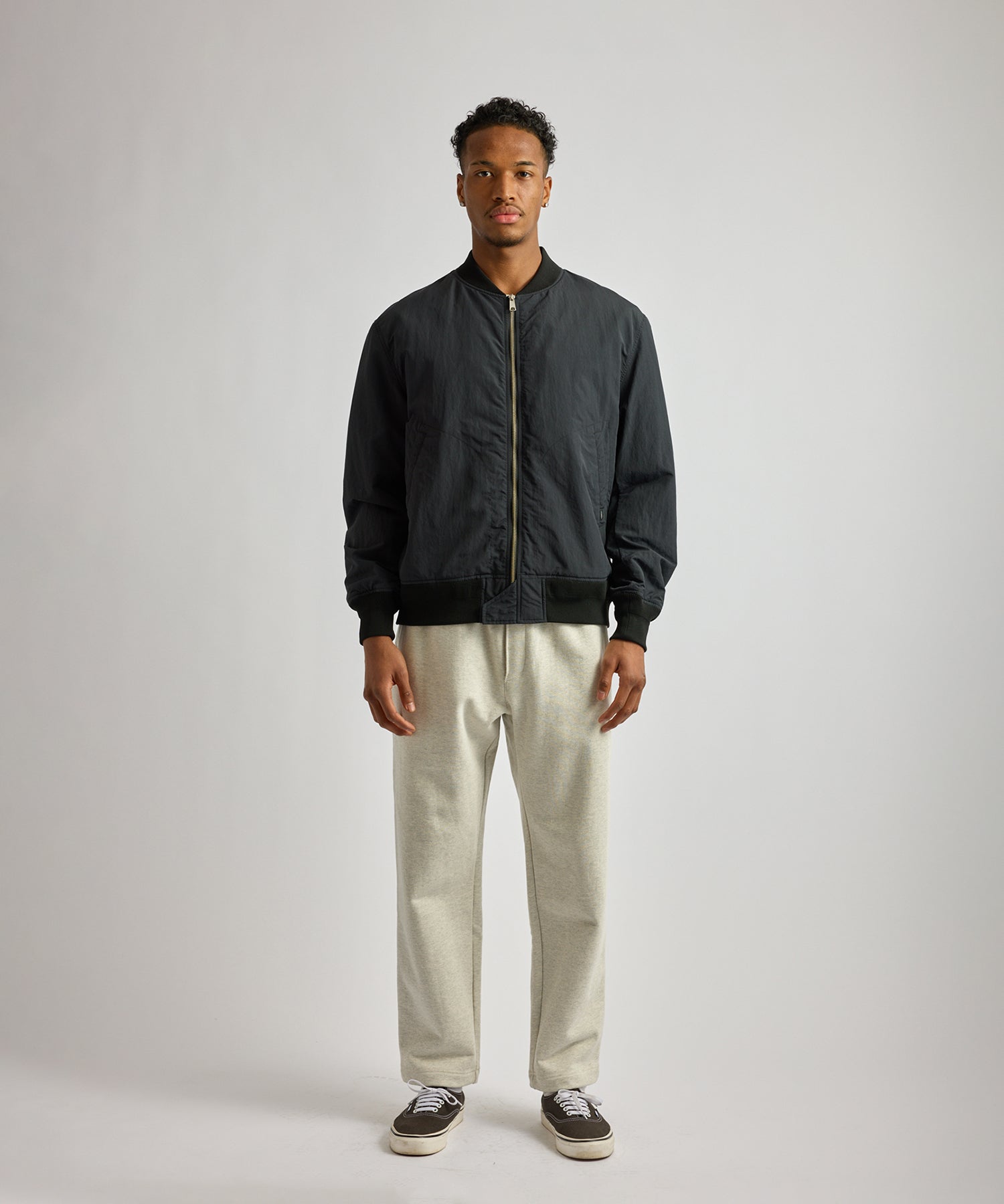 Saturdays NYC Goose Bomber Jacket in Black
