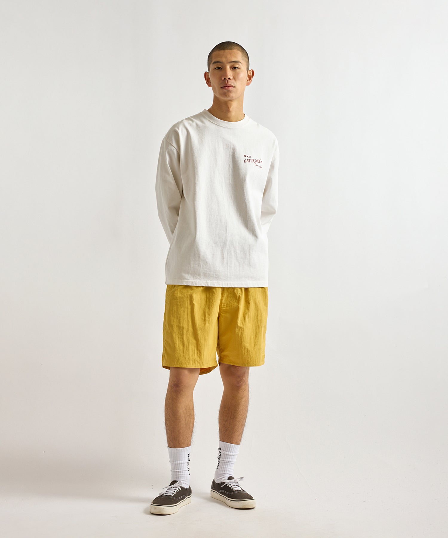 Saturdays NYC Tyler Short in Yellow