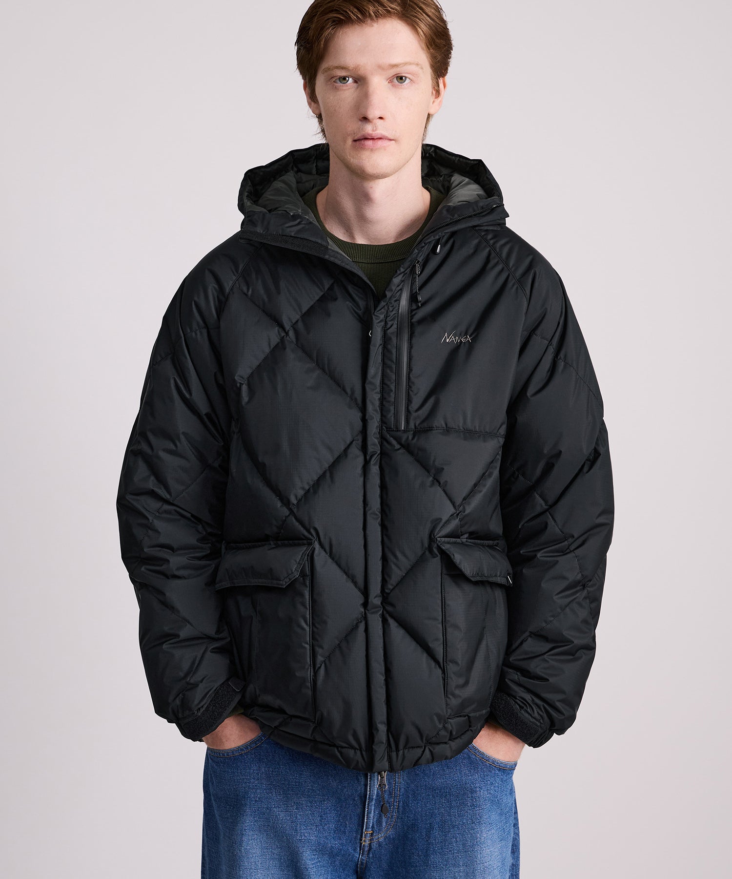 Saturdays NYC Nanga × Saturdays NYC Quilted Down Jacket in Black