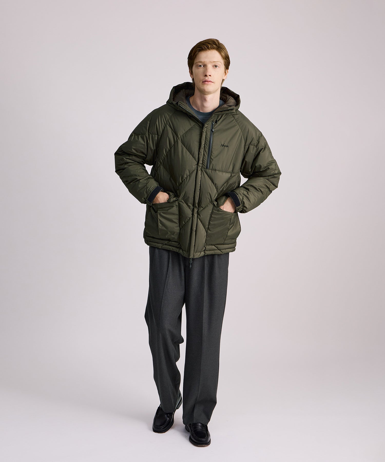 Saturdays NYC Nanga × Saturdays NYC Quilted Down Jacket in Olive