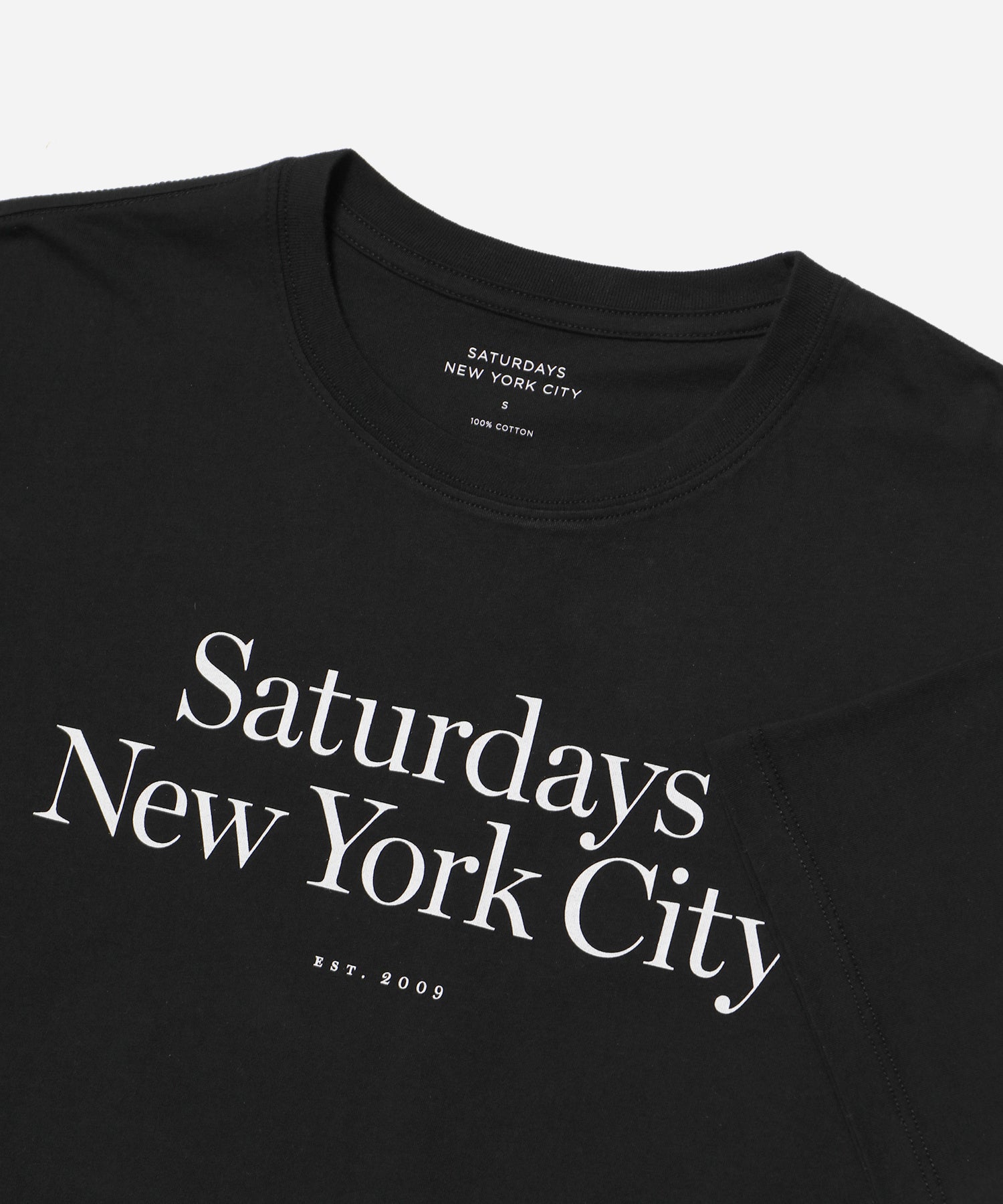 Saturdays NYC Miller Standard Short Sleeve Tee in Black