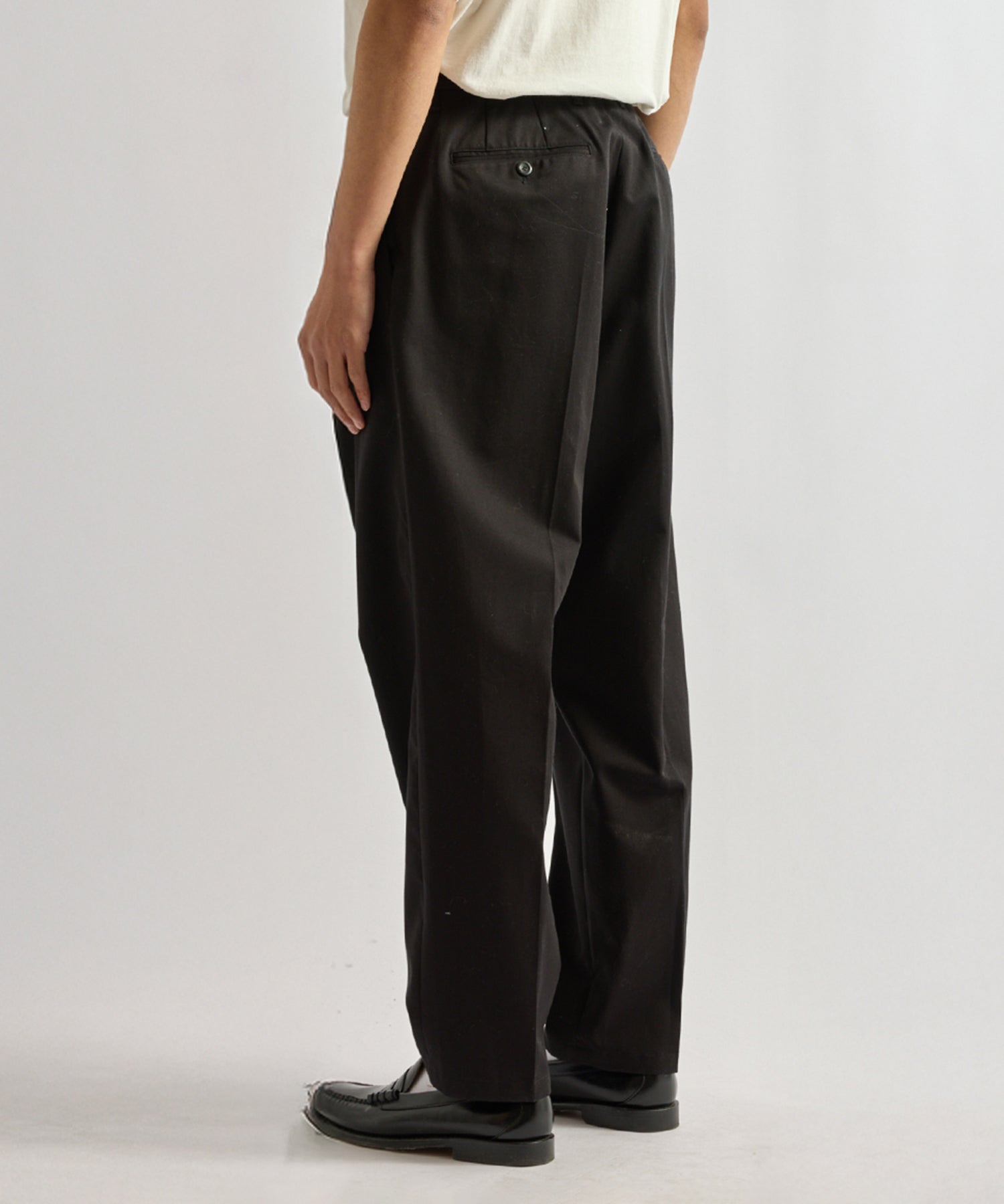 Saturdays NYC Dean One Tuck Pant in Black
