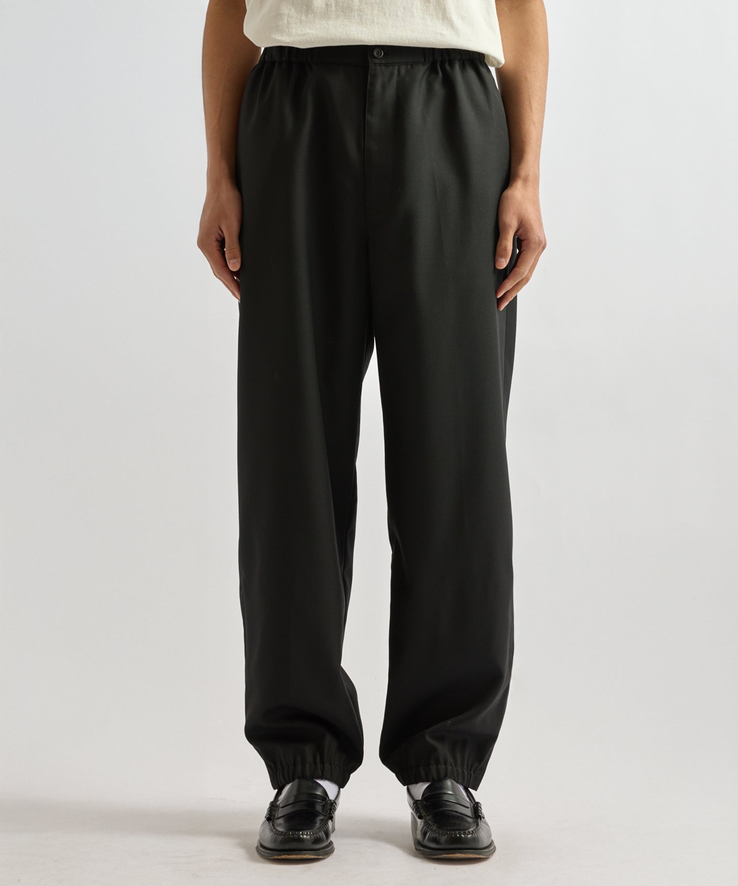 Saturdays NYC Gino Tropical Wool Training Pant in Black