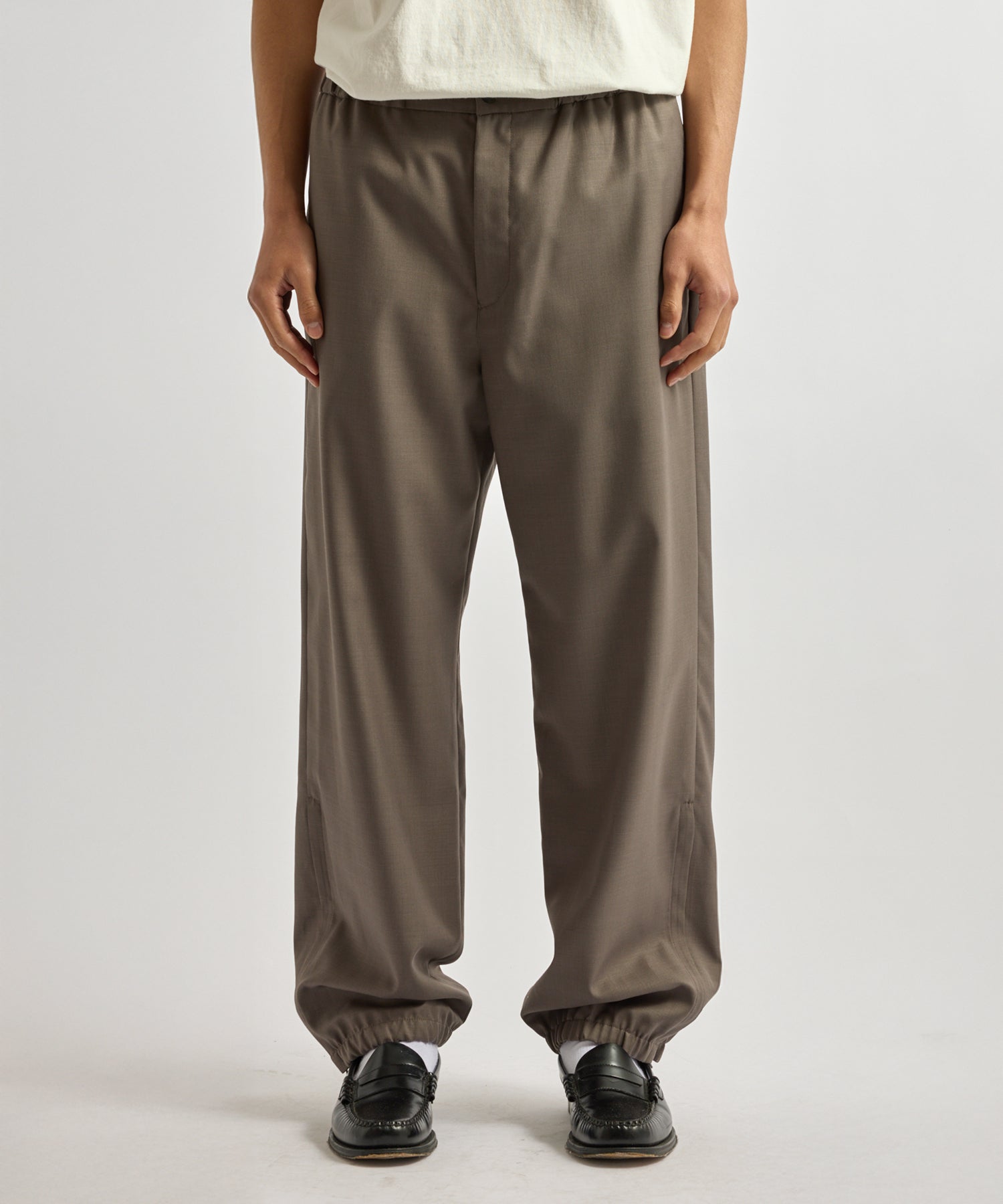 Saturdays NYC Gino Tropical Wool Training Pant in Gray