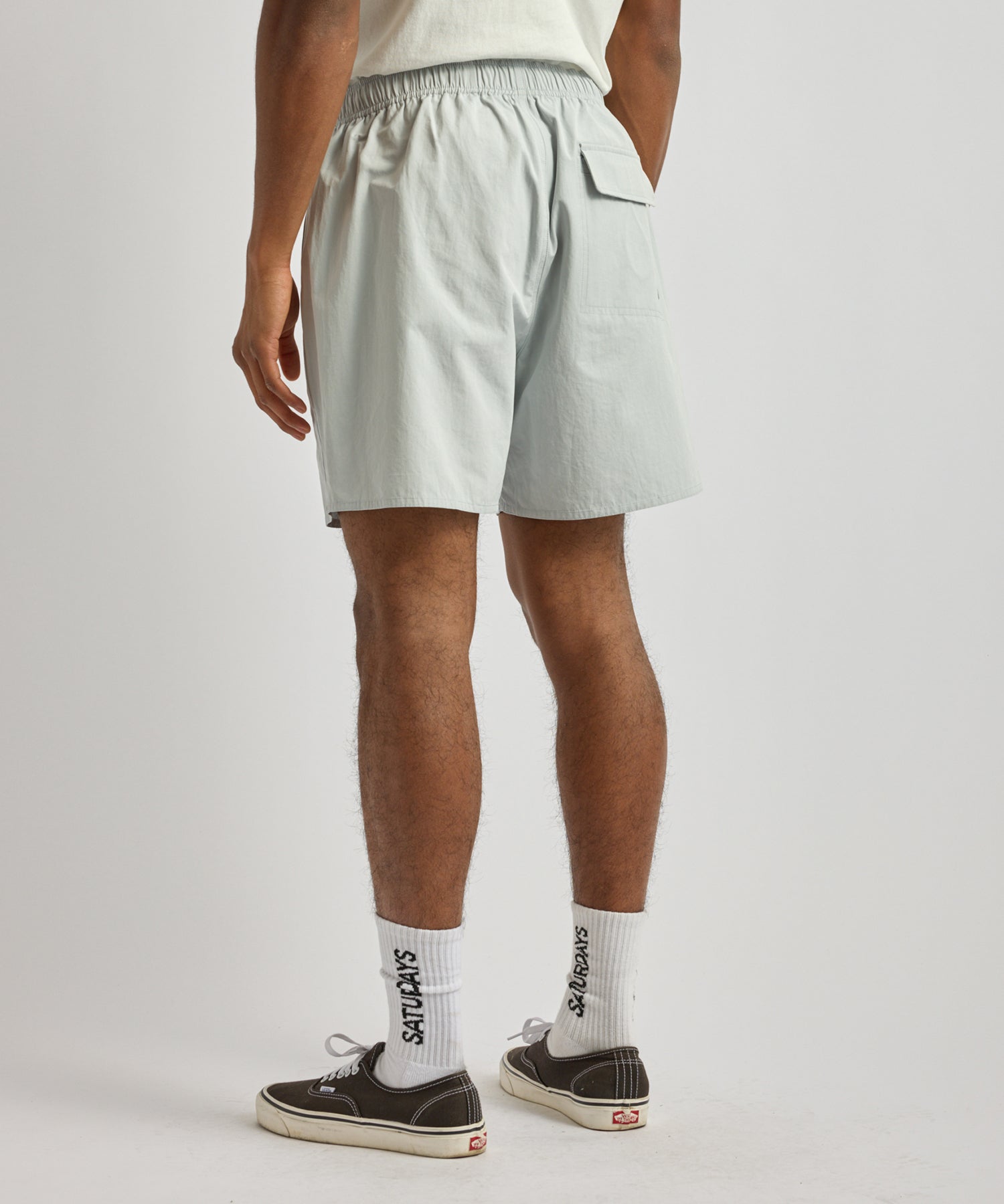 Saturdays NYC Talley Swim Short in Light Blue
