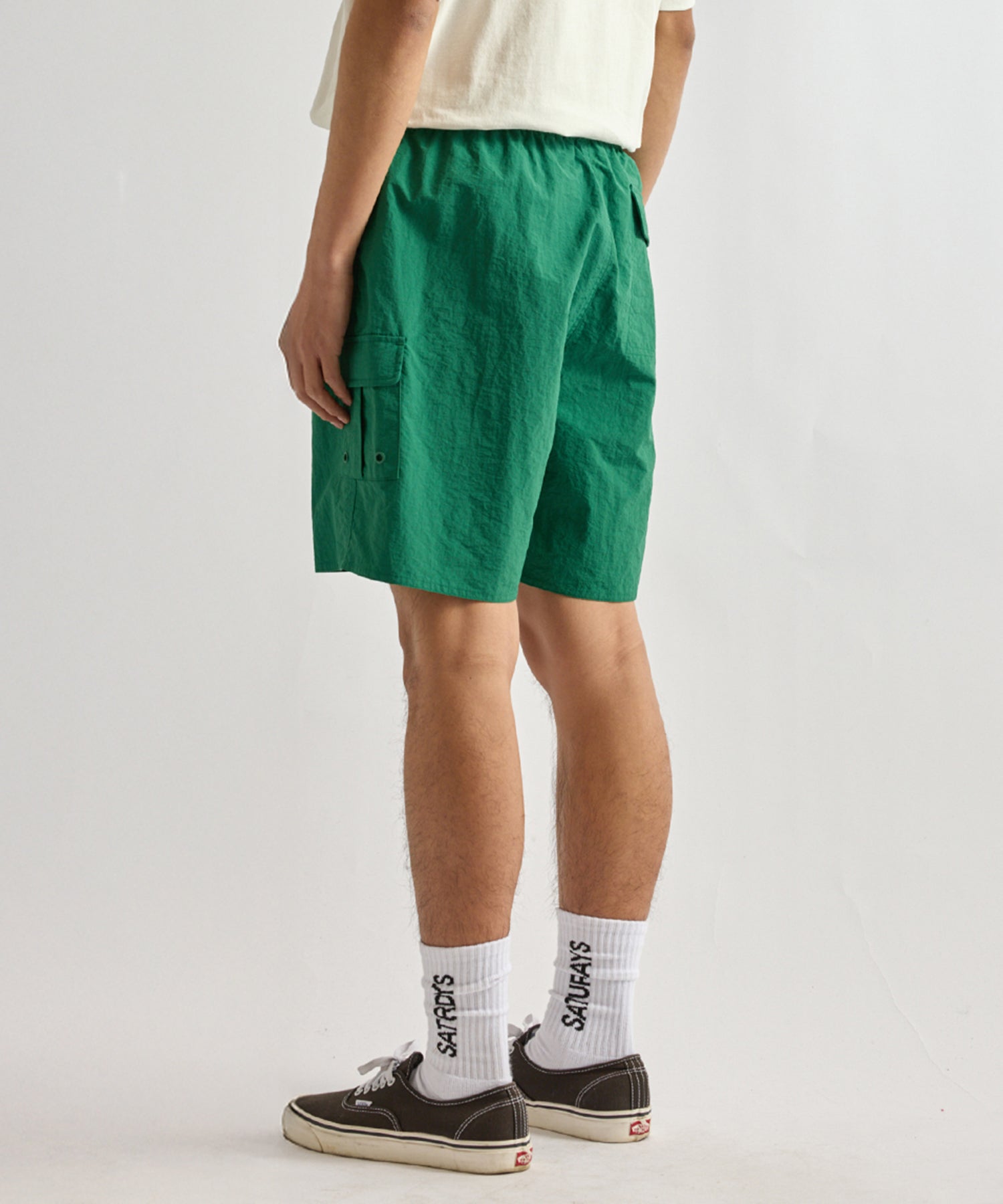Saturdays NYC Danjo Cargo Swim Short in Green