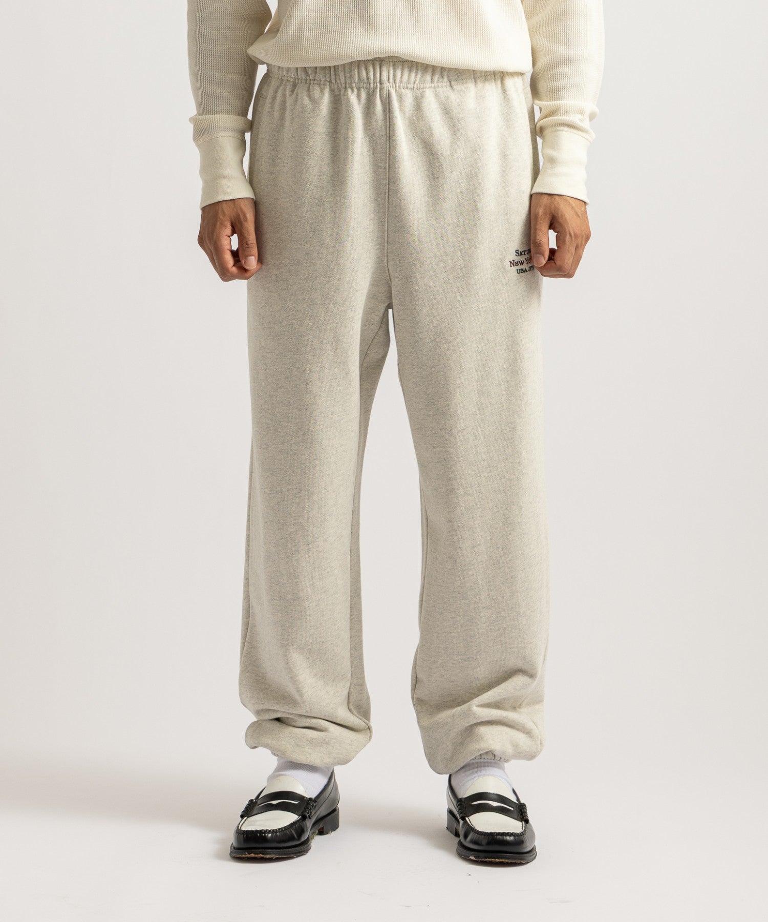 Saturdays NYC Abrams Sweatpant in Light Gray
