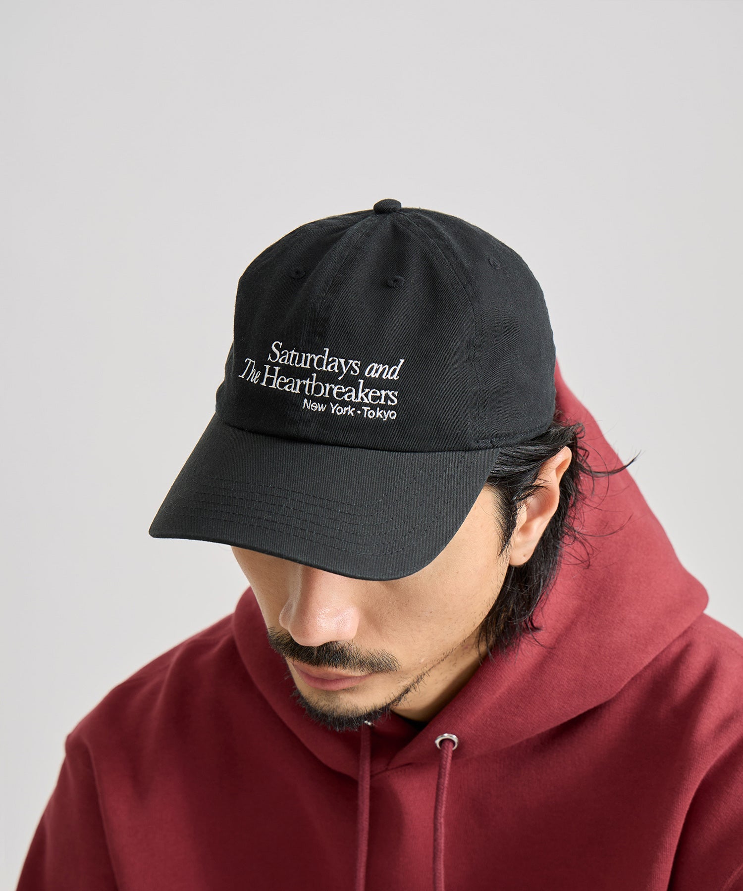 Saturdays NYC Bedwin x Saturdays Big Apple Baseball Cap in Black