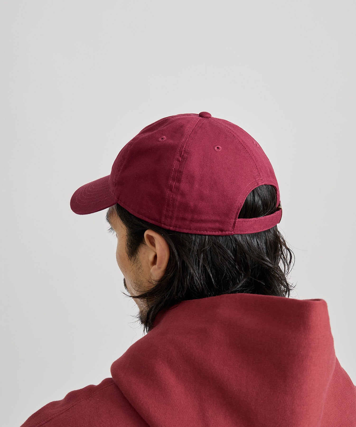 Saturdays NYC Bedwin x Saturdays Big Apple Baseball Cap in WIne
