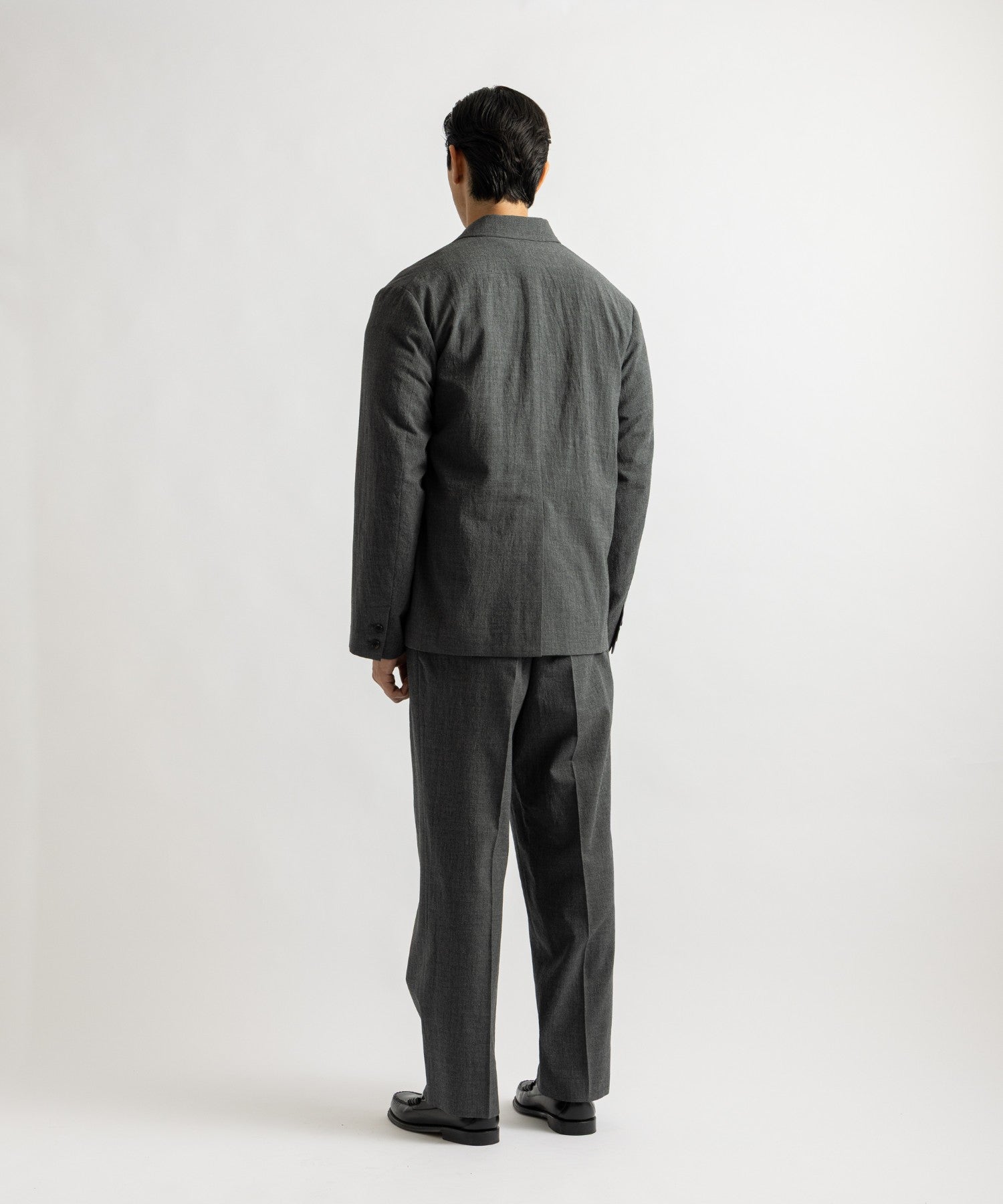 Saturdays NYC Mirza Wool Blazer in Gray