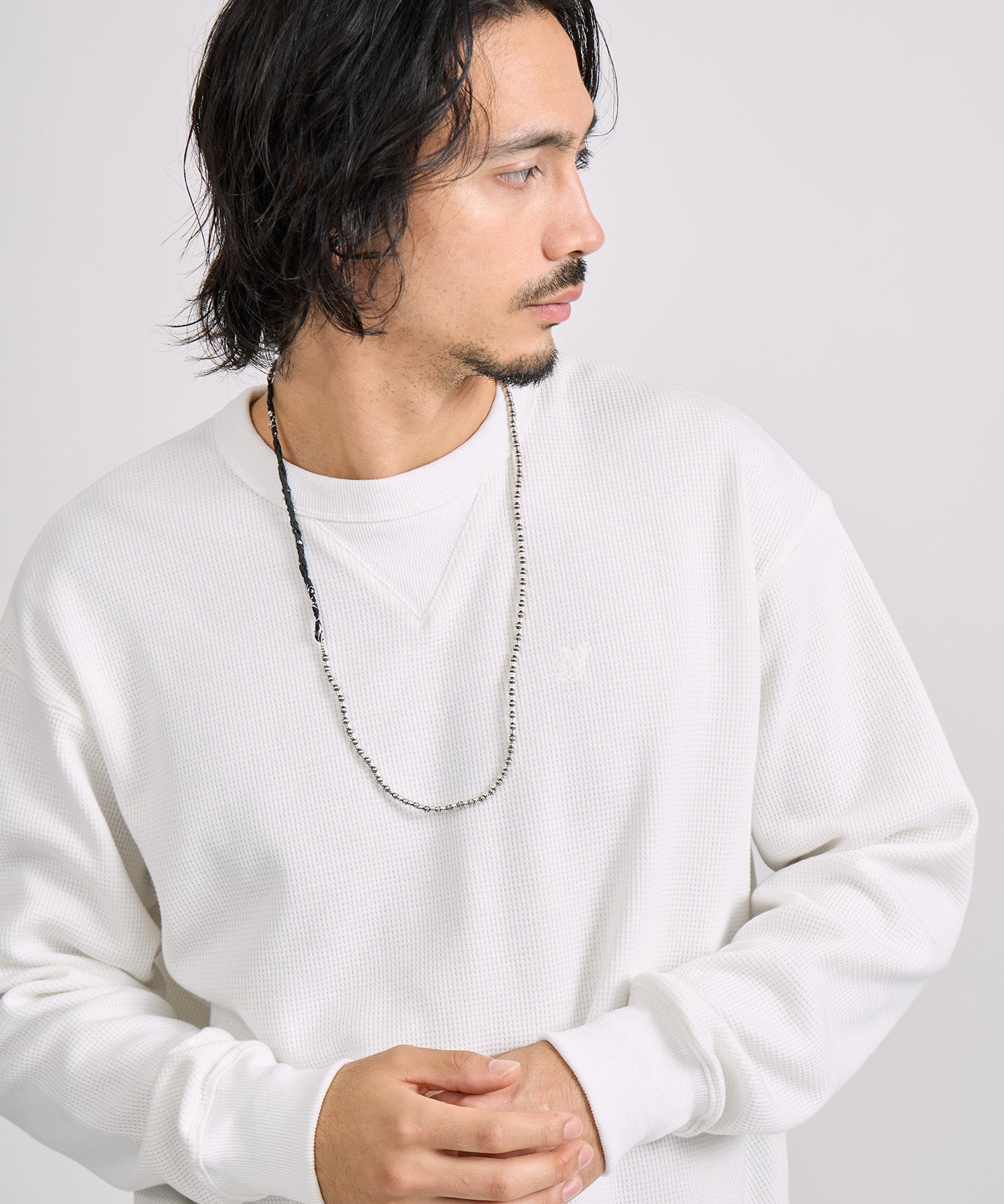 Saturdays NYC mikia gallery x Saturdays NYC Navajo Pearl Necklace in Silver