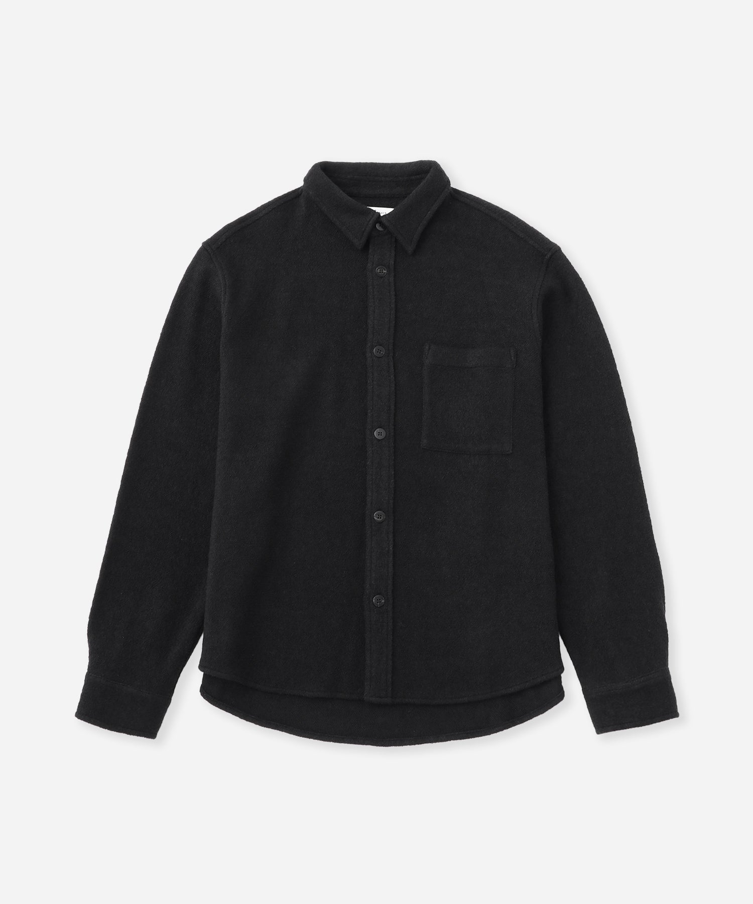 Saturdays NYC Ryan Heavy Boucle Shirt in Black