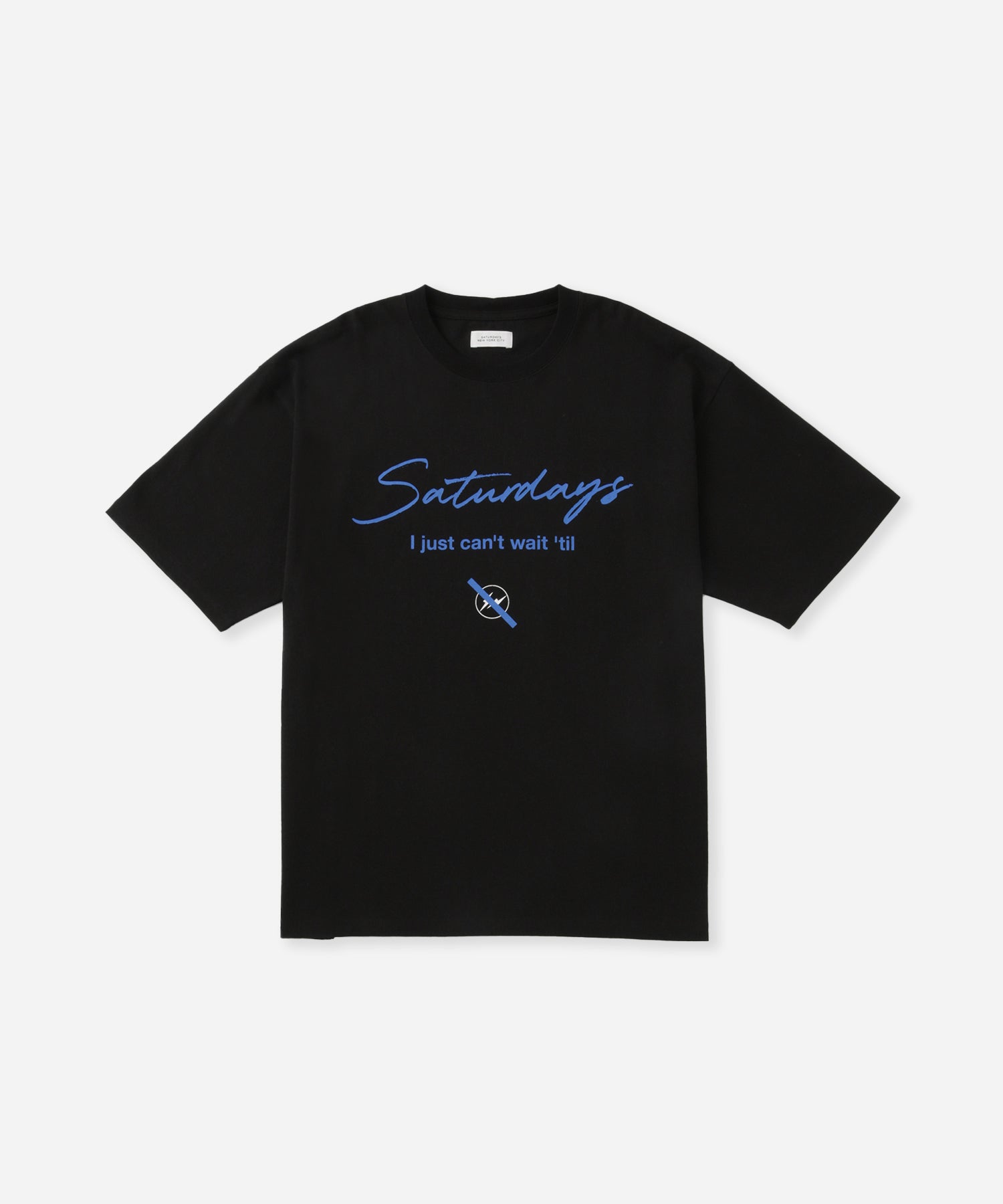 Saturdays NYC FRAGMENTｘSaturdays NYC Short Sleeve T-Shirt in Black