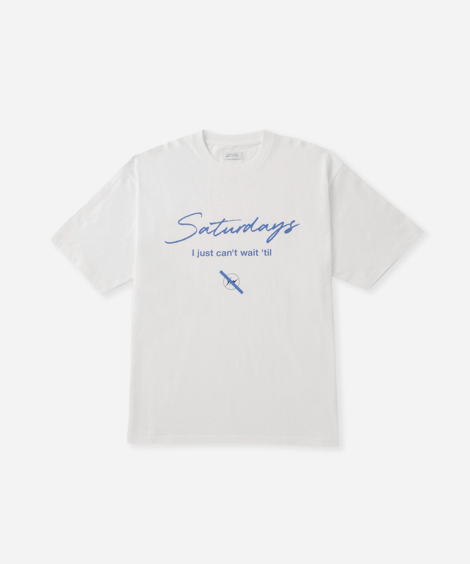 Saturdays NYC FRAGMENTｘSaturdays NYC Short Sleeve T-Shirt in White