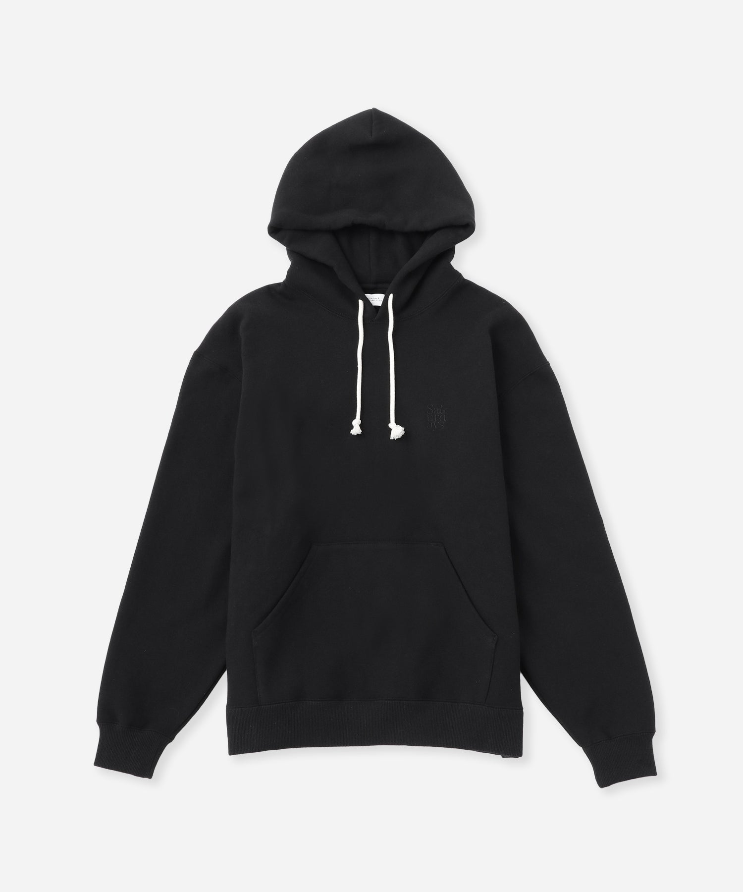 Saturdays NYC Warren Miller Stacked Hoodie in Black