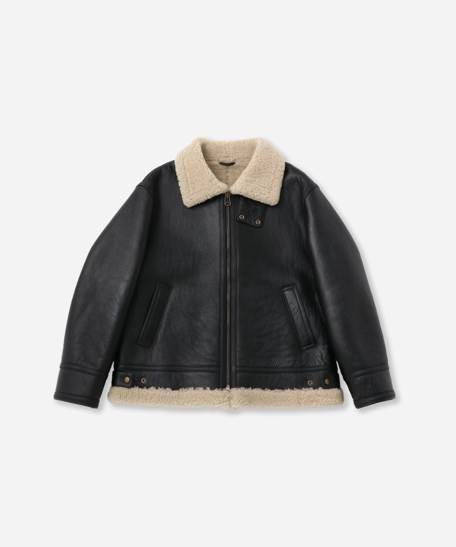 Saturdays NYC Hudson Mouton Jacket in Black