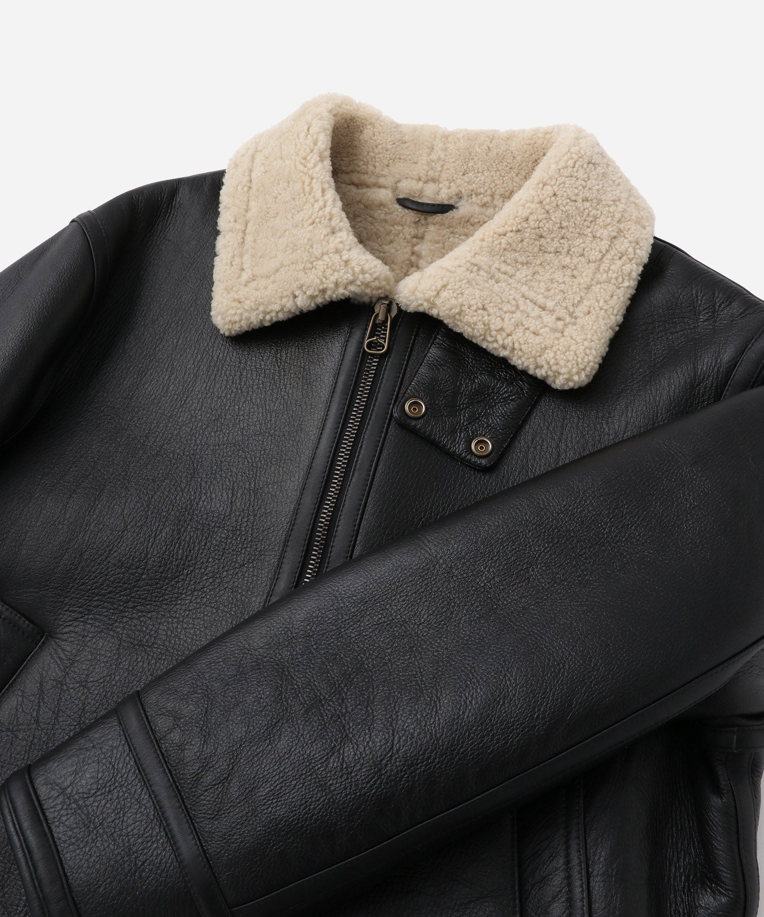 Saturdays NYC Hudson Mouton Jacket in Black