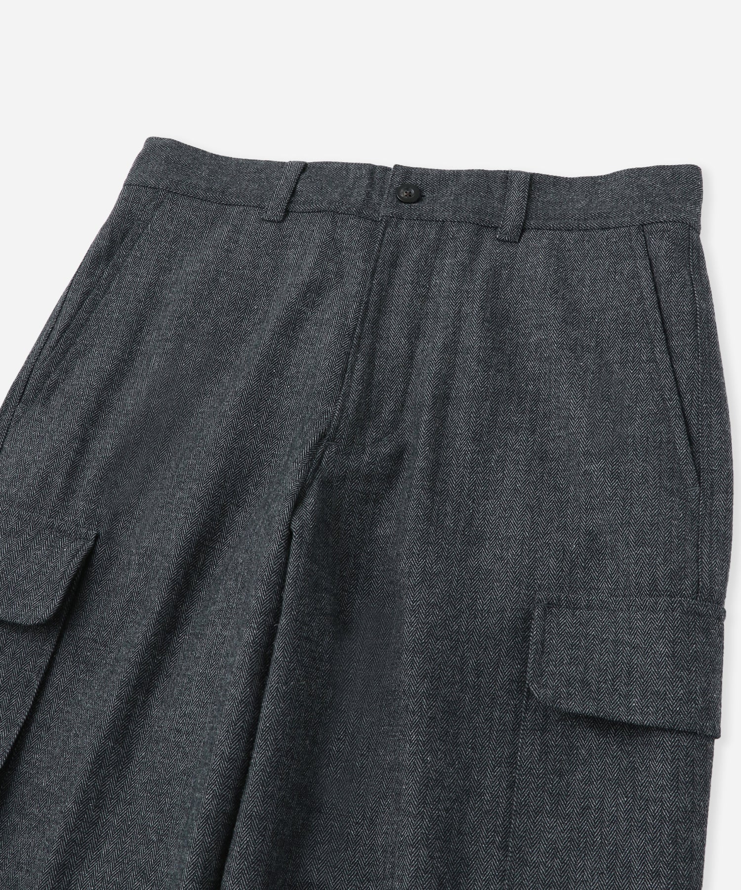 Saturdays NYC Balugo Herringbone Pant in Gray