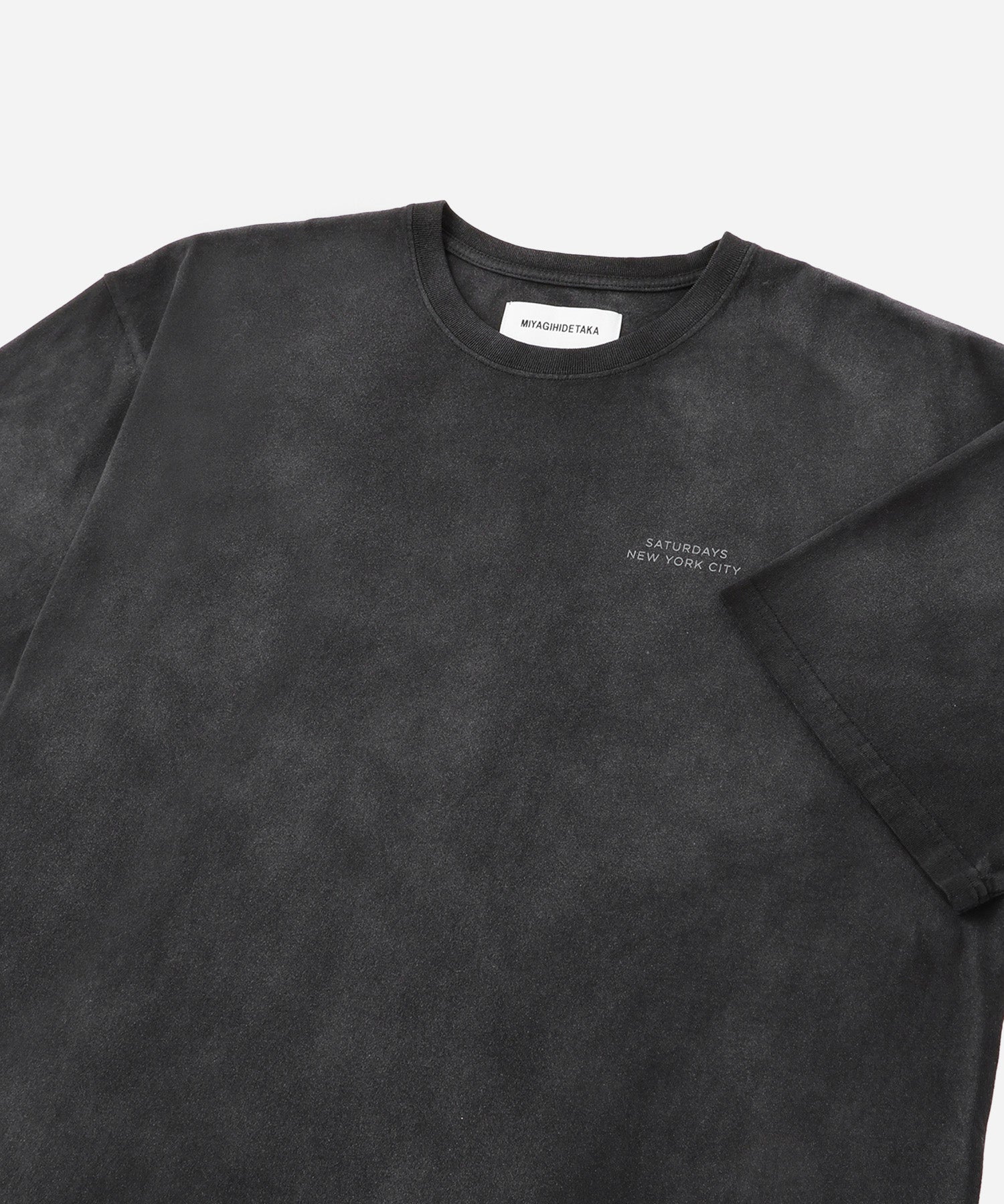Saturdays NYC MIYAGIHIDETAKA x Saturdays Bandana Slash T-Shirt in Black