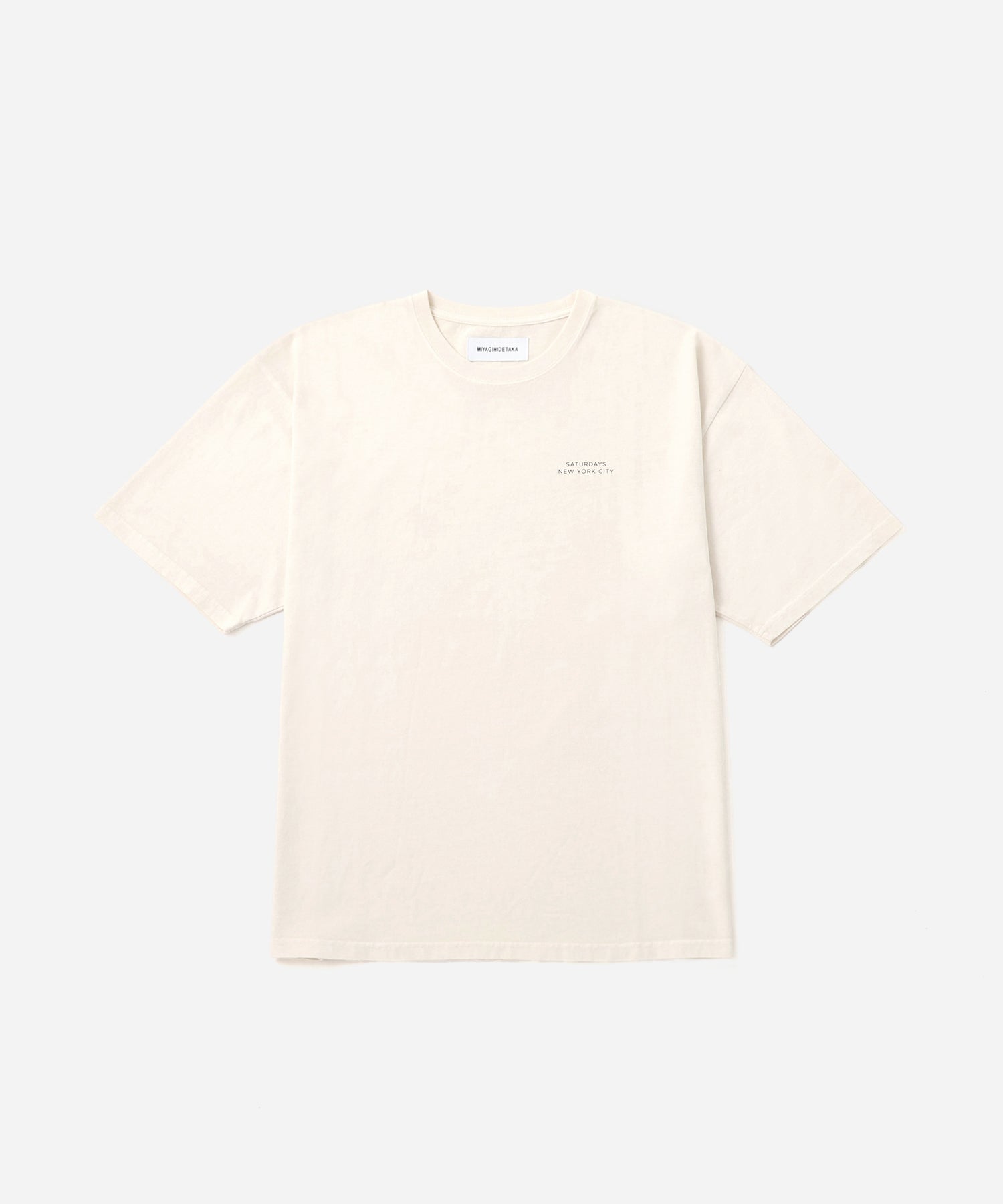 Saturdays NYC MIYAGIHIDETAKA x Saturdays Bandana Slash T-Shirt in White