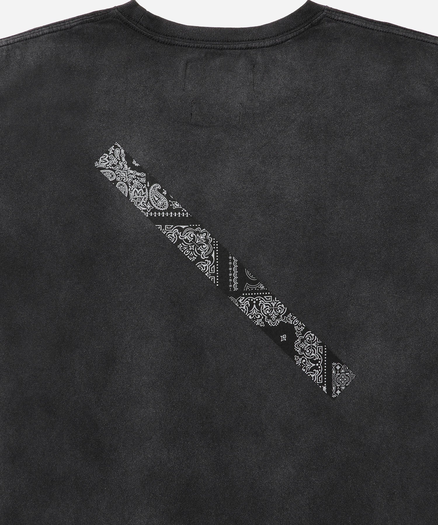 Saturdays NYC MIYAGIHIDETAKA x Saturdays Bandana Slash T-Shirt in Black