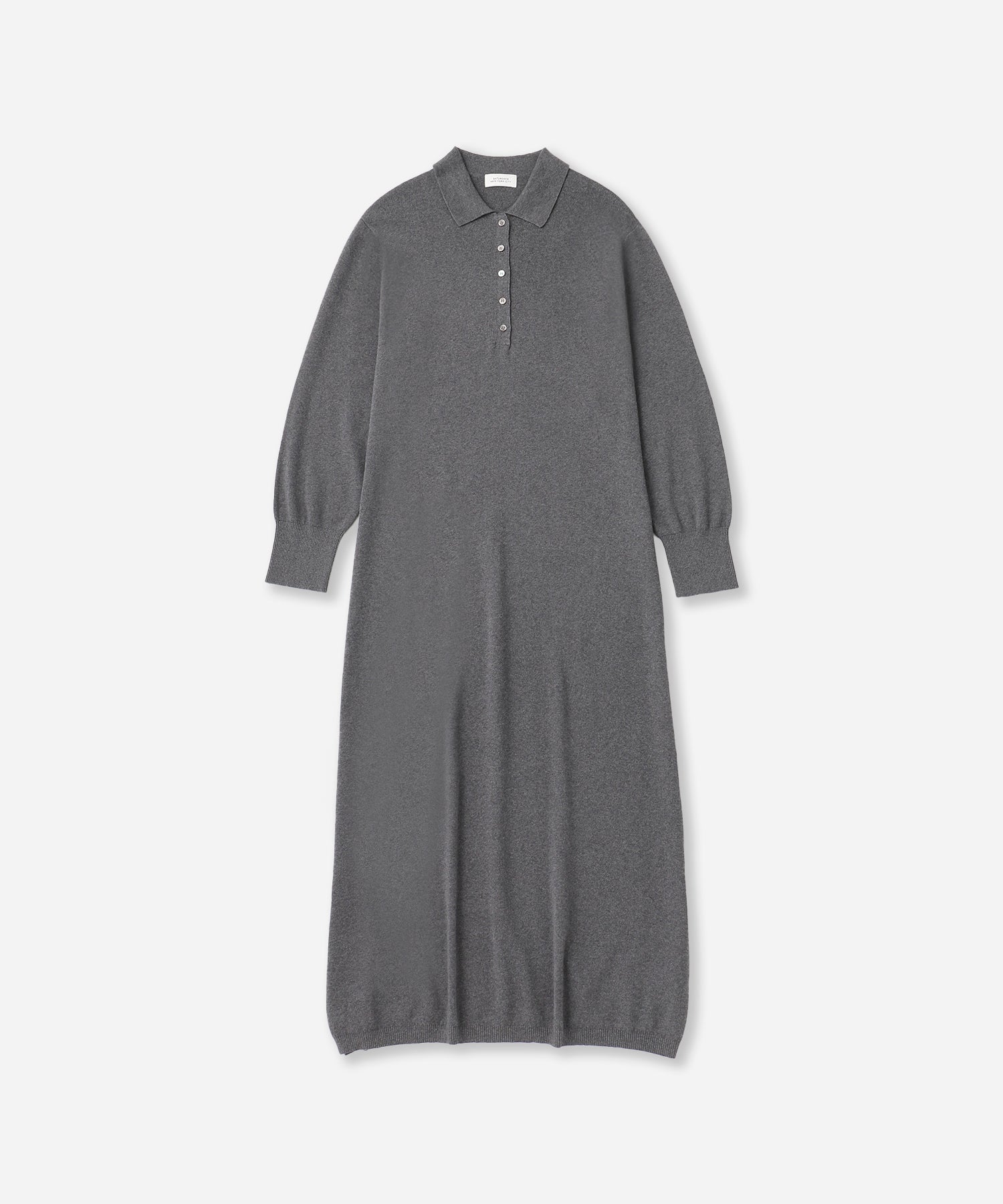 Saturdays NYC Martina Collared Dress in Charcoal