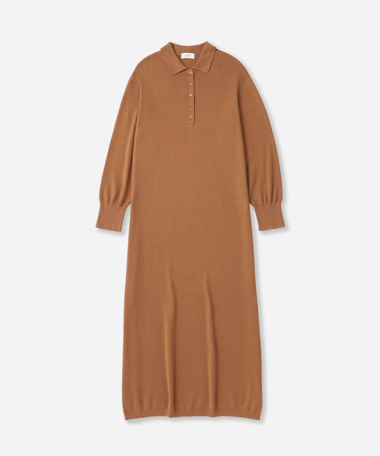 Saturdays NYC Martina Collared Dress in Brown