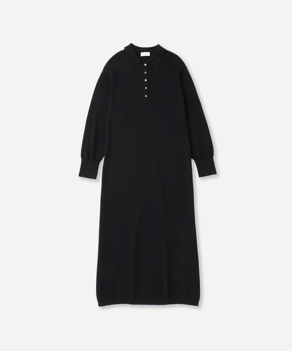 Saturdays NYC Martina Collared Dress in Black