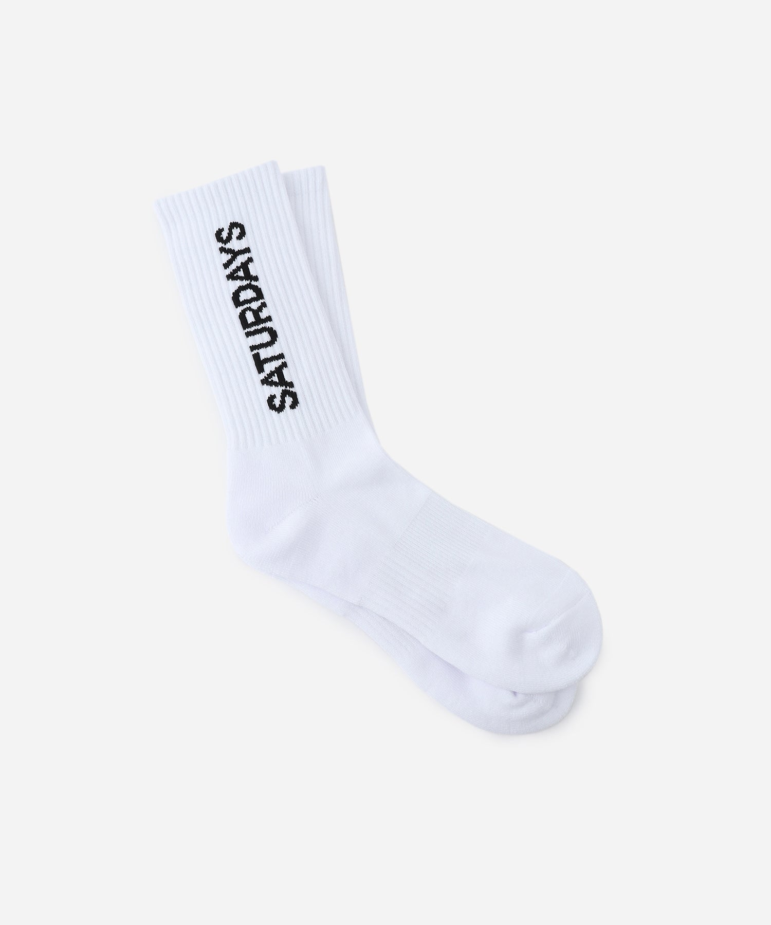 Saturdays NYC Logo Sock in White