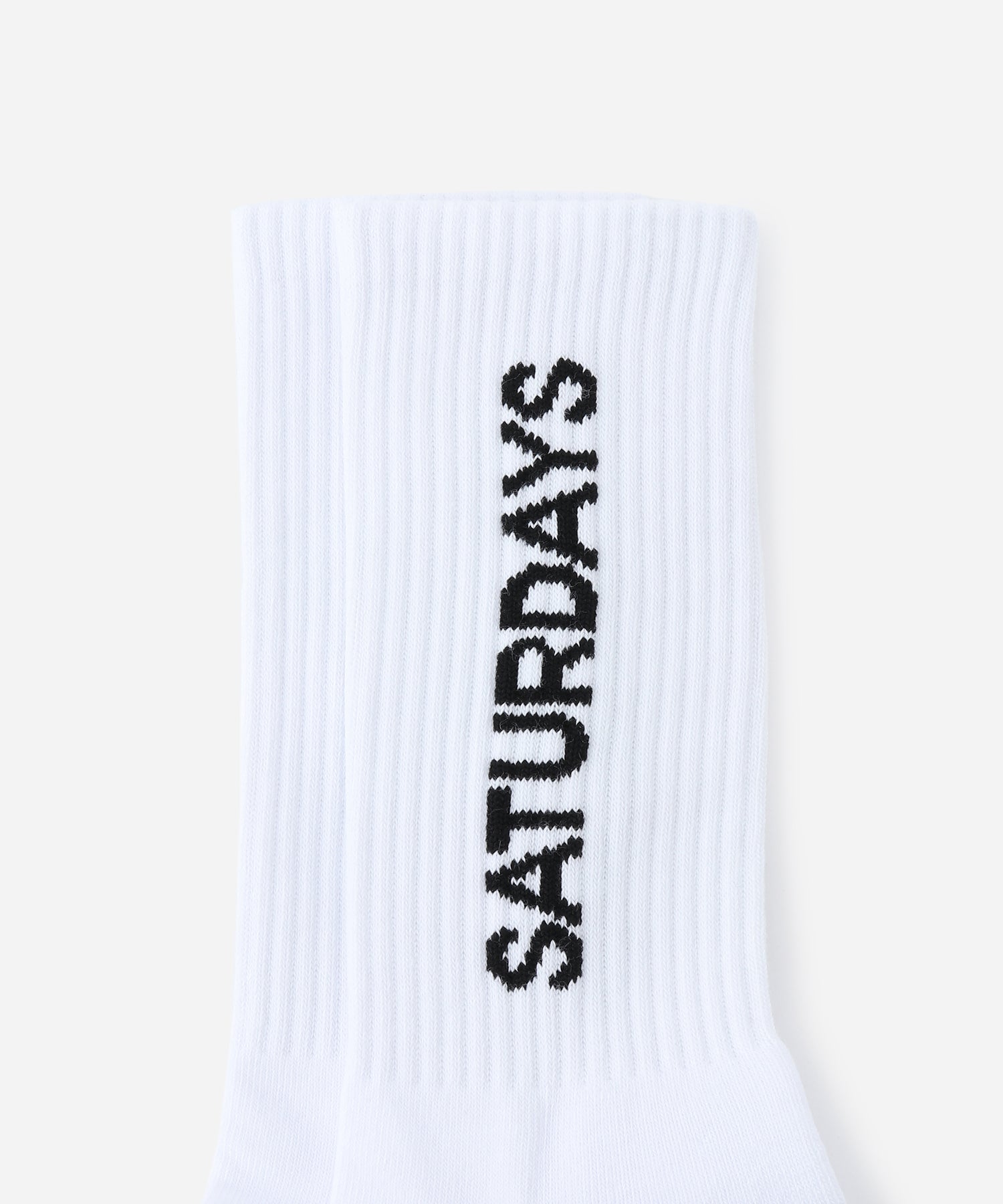 Saturdays NYC Logo Sock in White