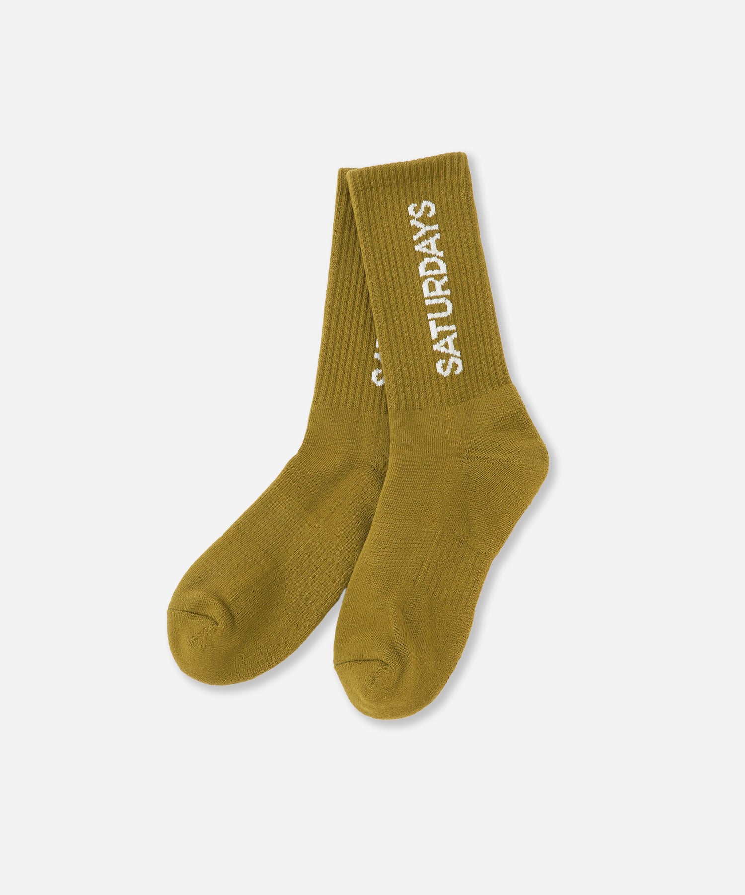 Saturdays NYC Logo Sock in Yellow
