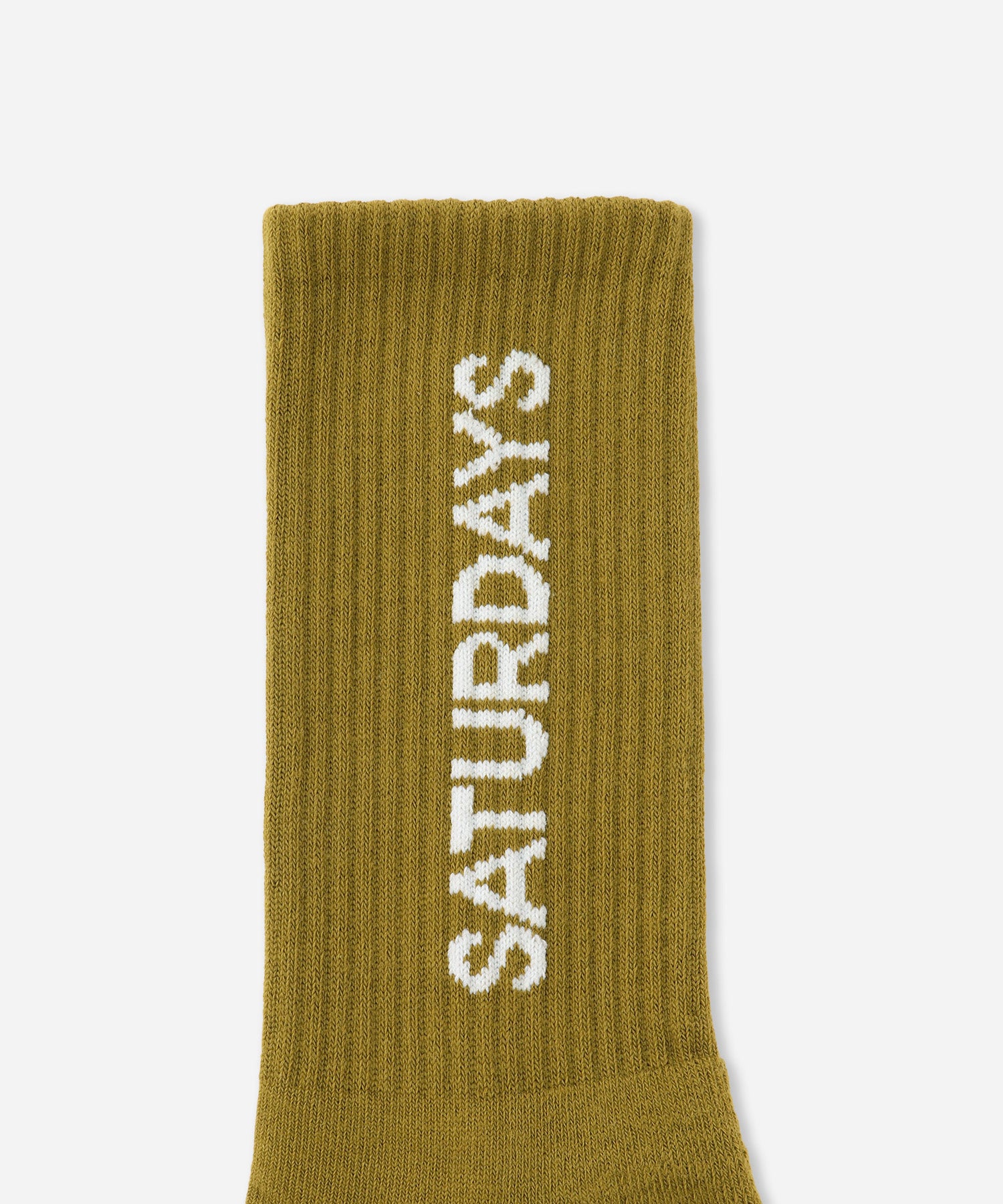 Saturdays NYC Logo Sock in Yellow