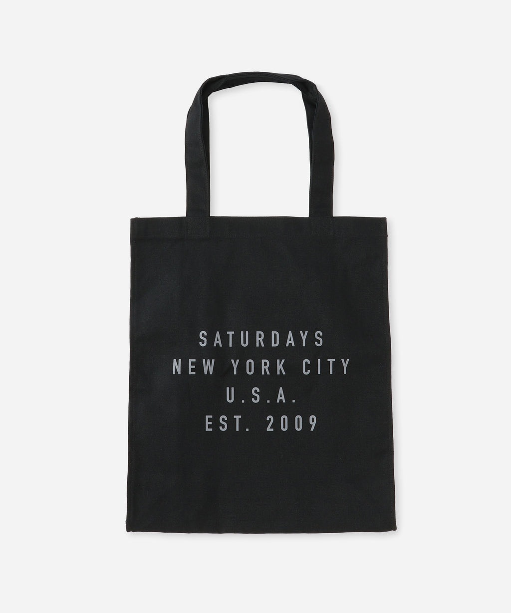 Saturdays NYC Established USA Tote Bag in Black