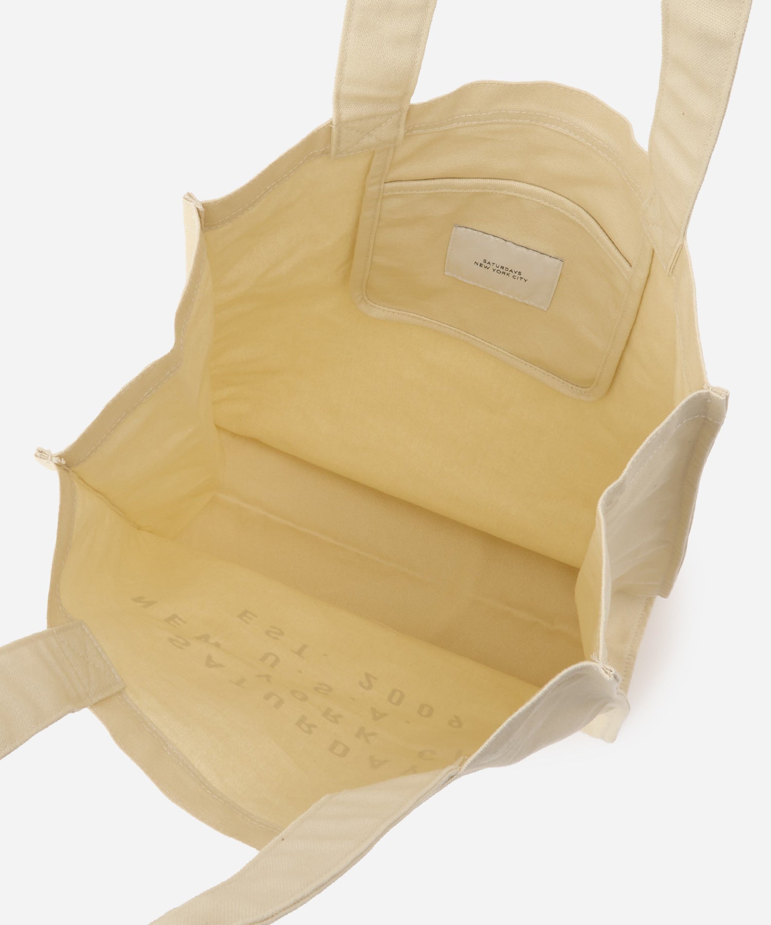 Saturdays NYC Established USA Tote Bag in Ivory
