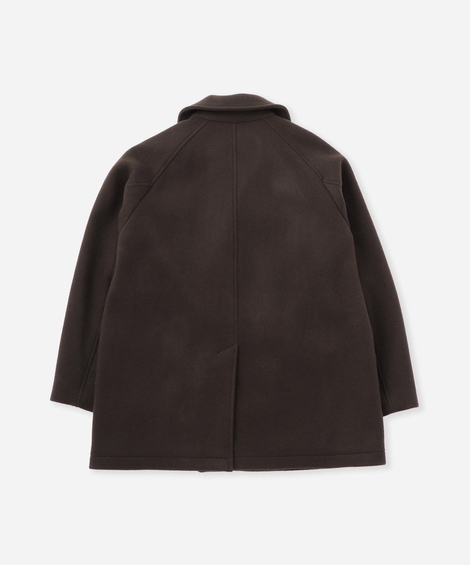 Saturdays NYC Soichi Peacoat in Dark Brown