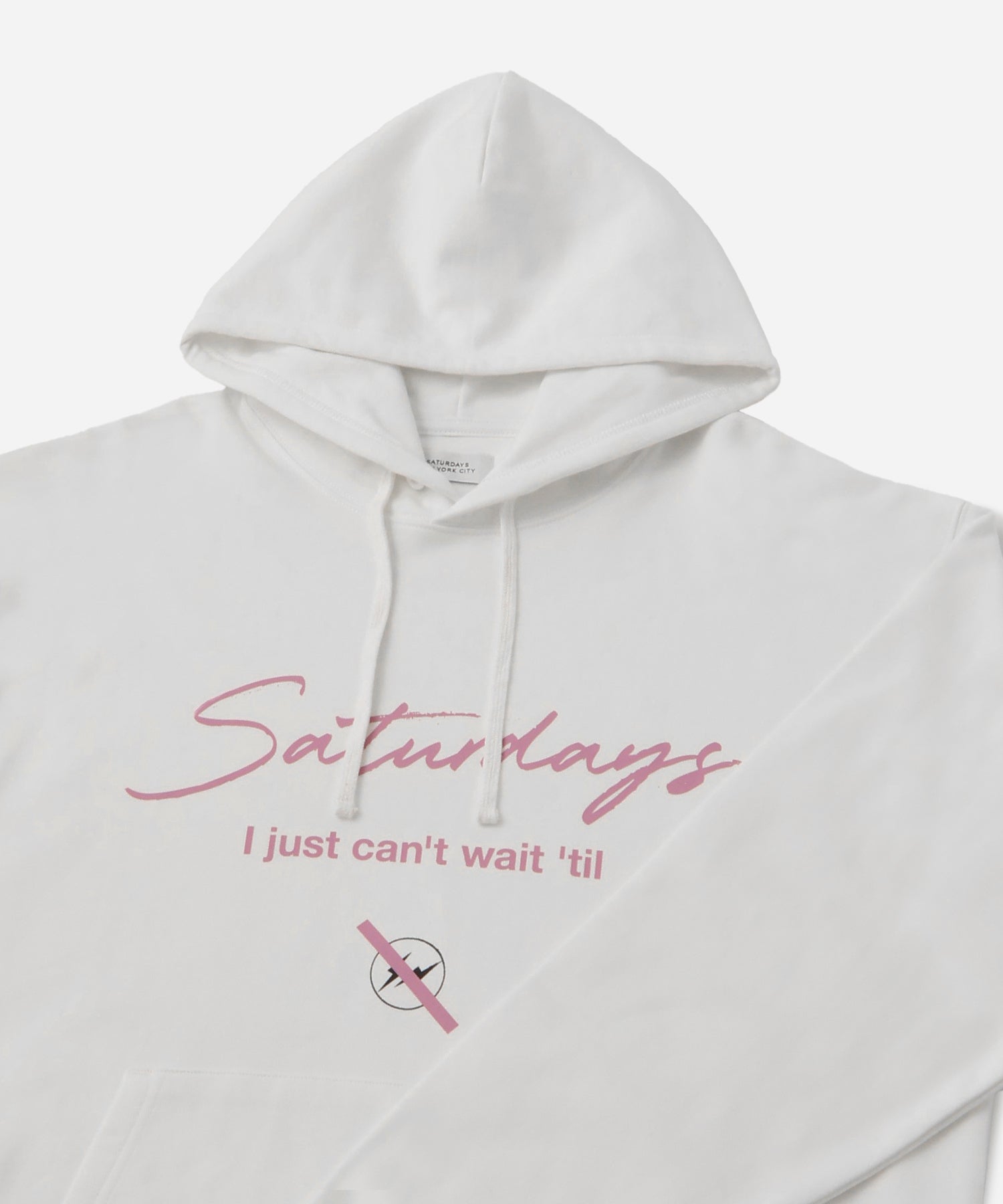 Saturdays NYC FRAGMENTｘSaturdays NYC Hoodie in White