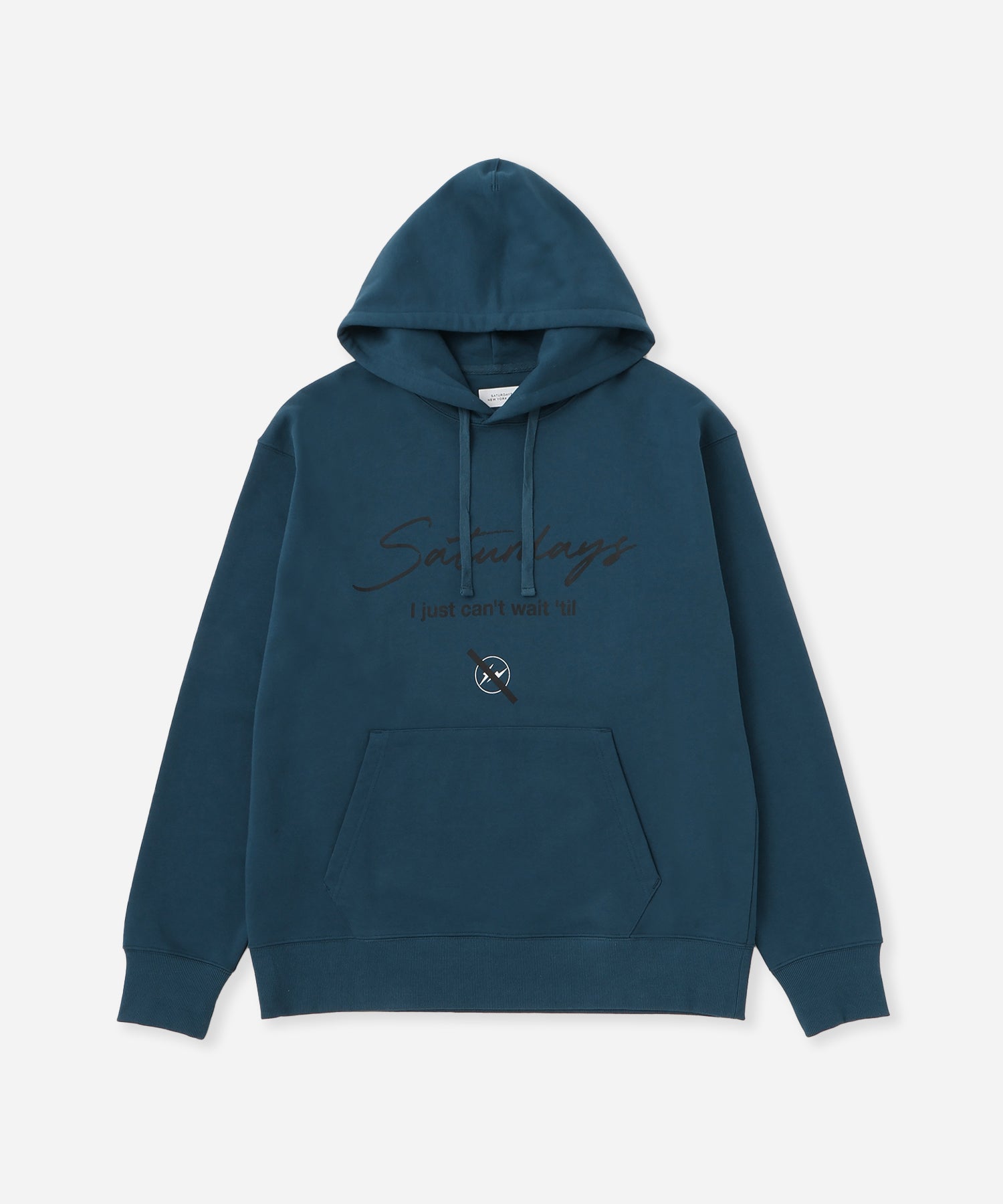 Saturdays NYC FRAGMENTｘSaturdays NYC Hoodie in Blue