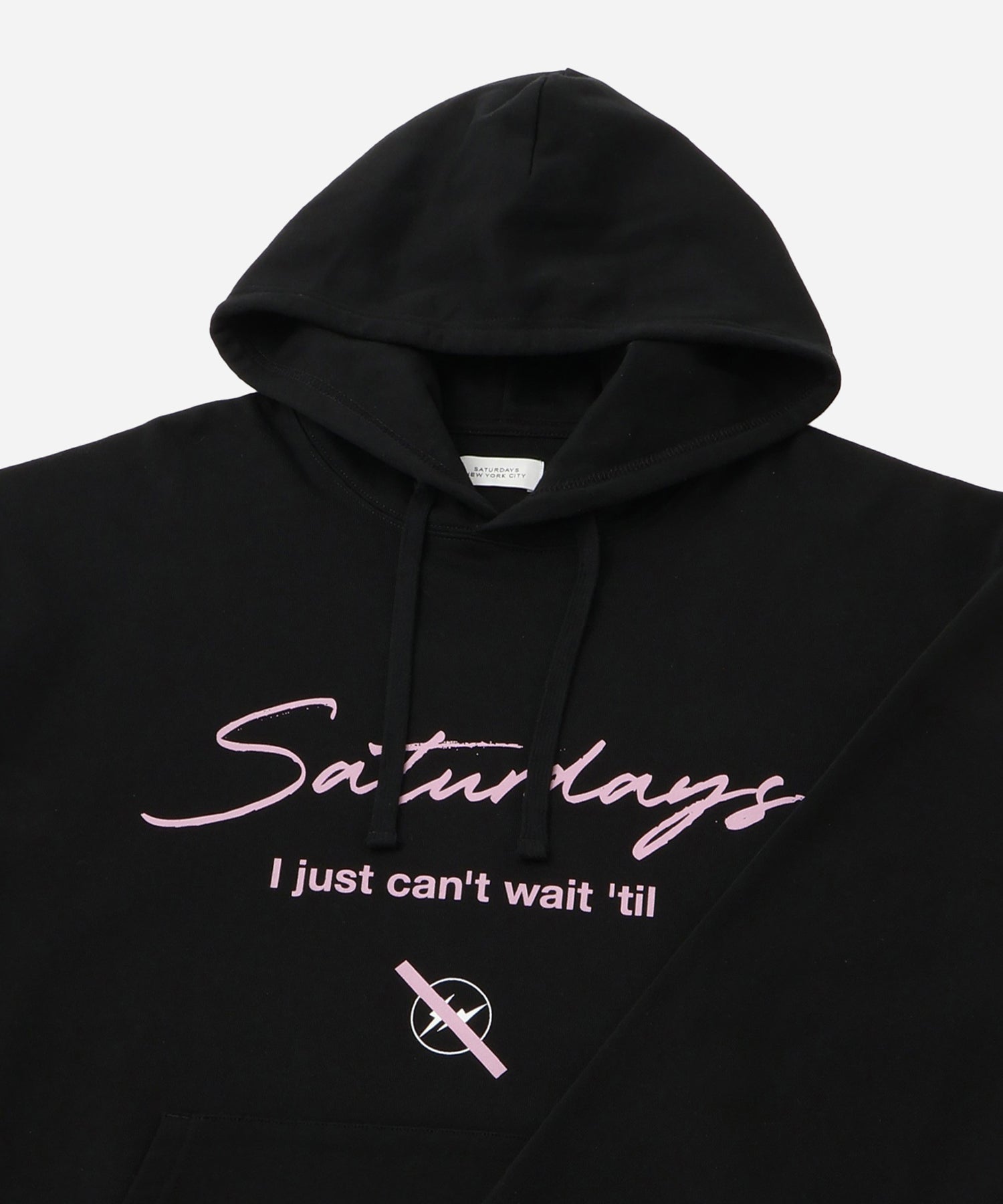 Saturdays NYC FRAGMENTｘSaturdays NYC Hoodie in Black