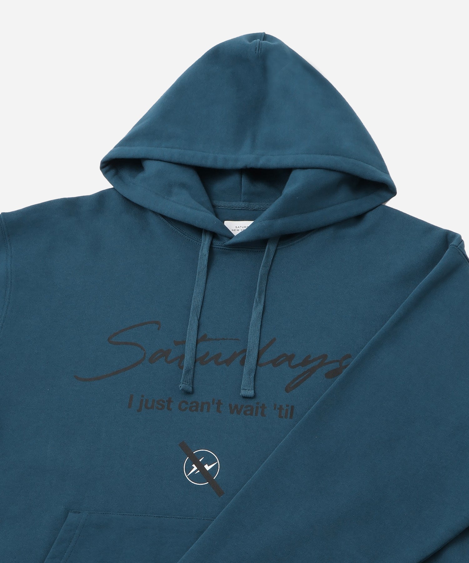 Saturdays NYC FRAGMENTｘSaturdays NYC Hoodie in Blue