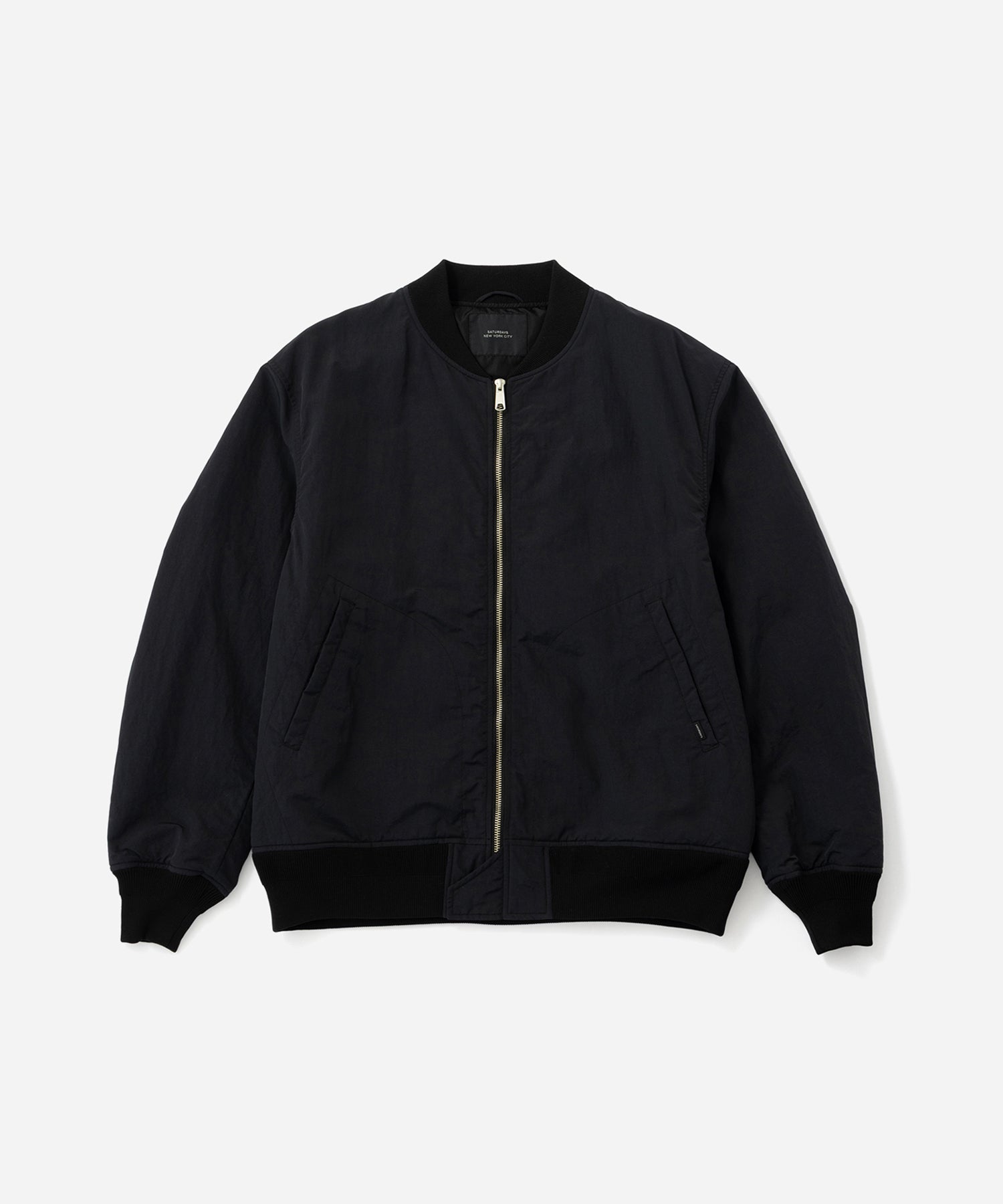 Saturdays NYC Goose Bomber Jacket in Black