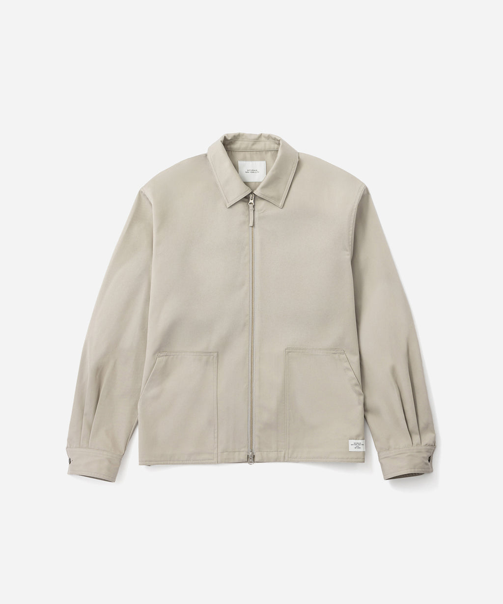 Saturdays NYC Harrison Zip Blouson in Gray
