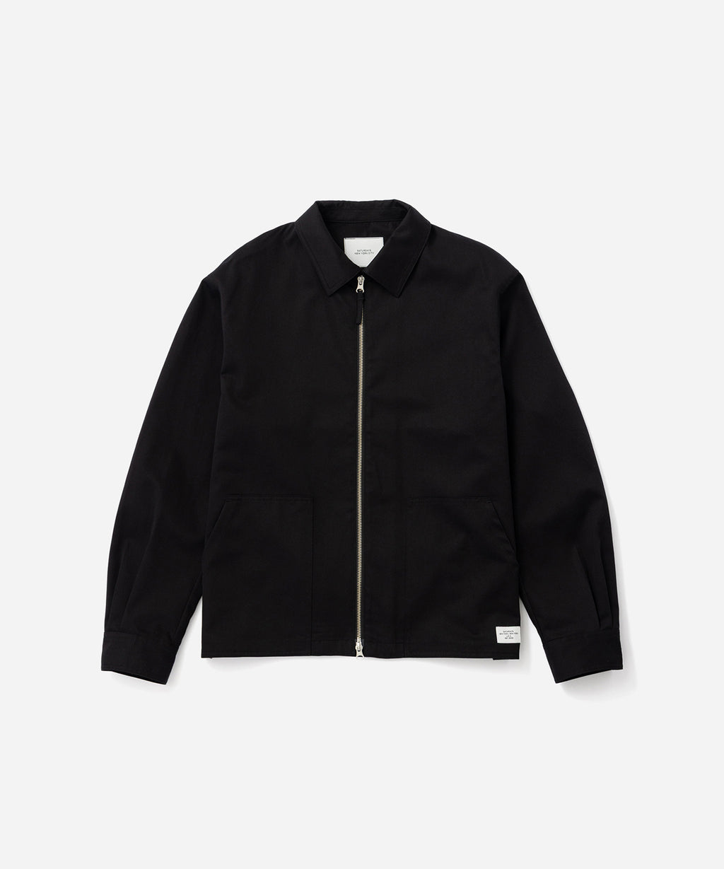 Saturdays NYC Harrison Zip Blouson in Black