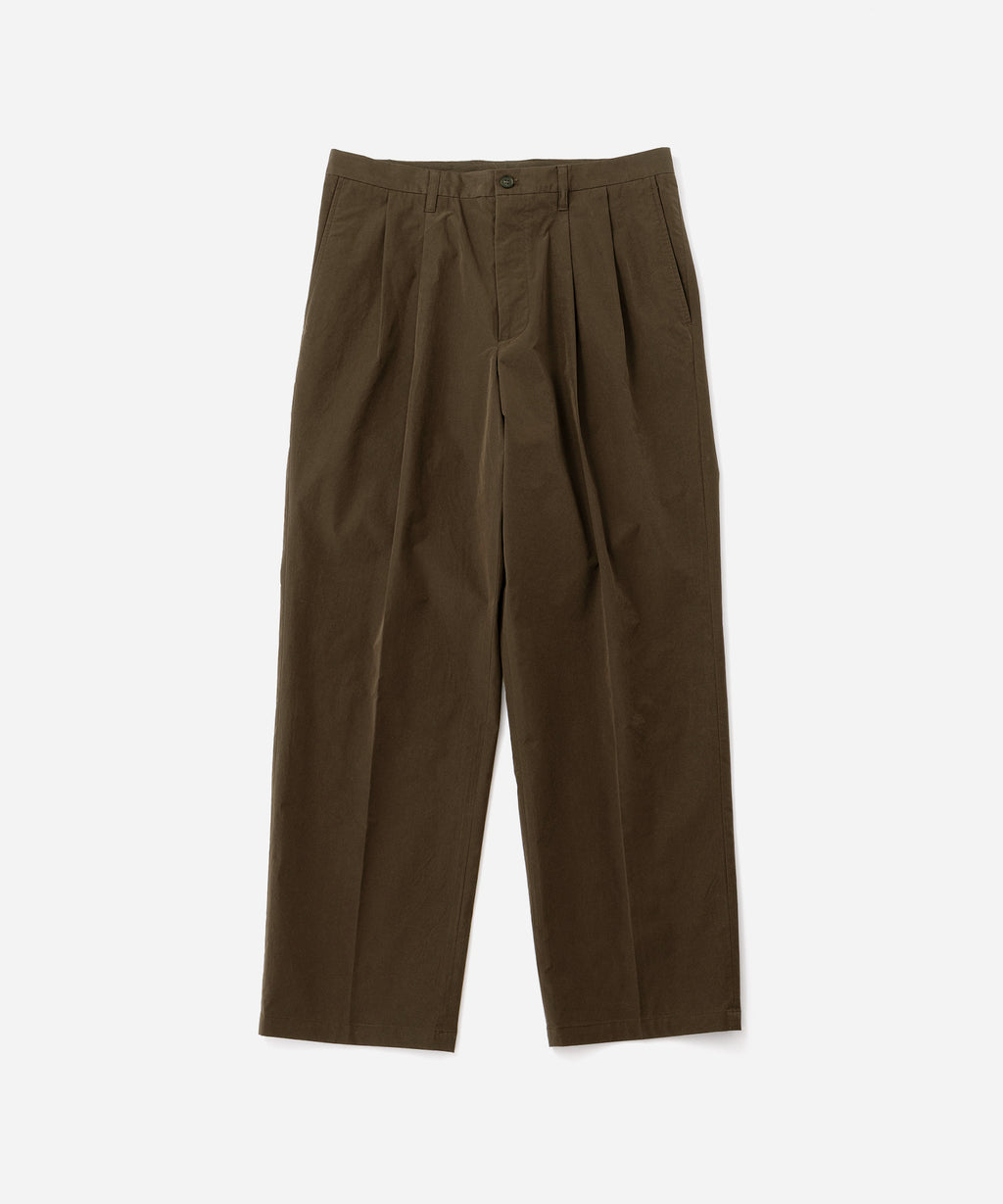 Saturdays NYC George Easy Wear Pant in Dark Brown